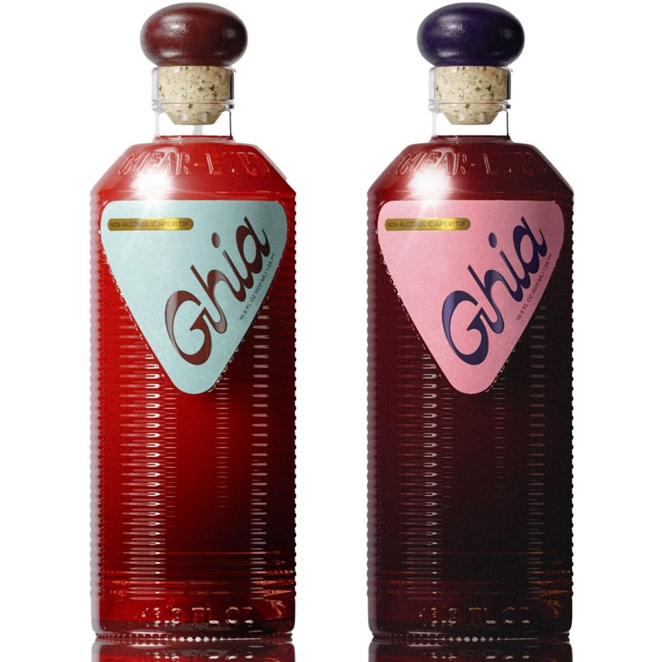 Ghia Non-Alcoholic Ap  Ritif Combo, Original And Berry Duo 500Ml (2-Pack) | Botanical Mediterranean-Inspired Spirit Cocktail Mixer | Vegan, No Added Sugar, No Artificial Flavors, Caffeine-Free