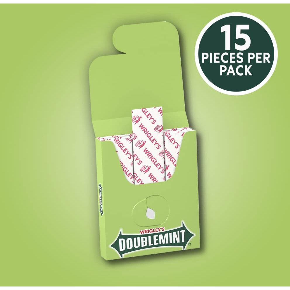 Doublemint Wrigley's Doublemint Chewing Gum, 6 Value Packs (48 Packs Total)