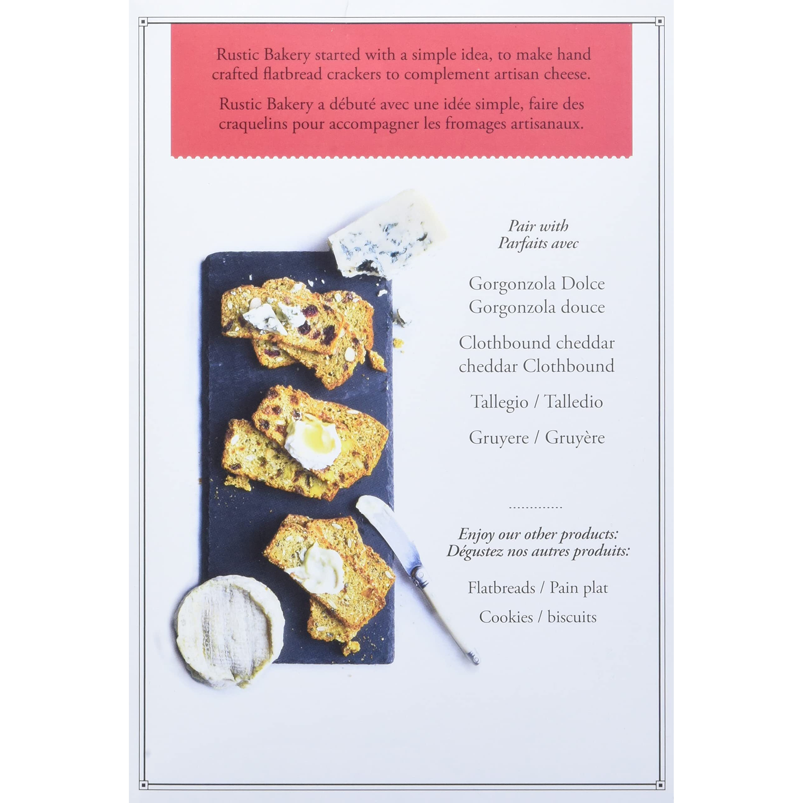 Rustic Bakery Tart Cherry, Cocoa Nib & Almond Crisps, 5 Oz