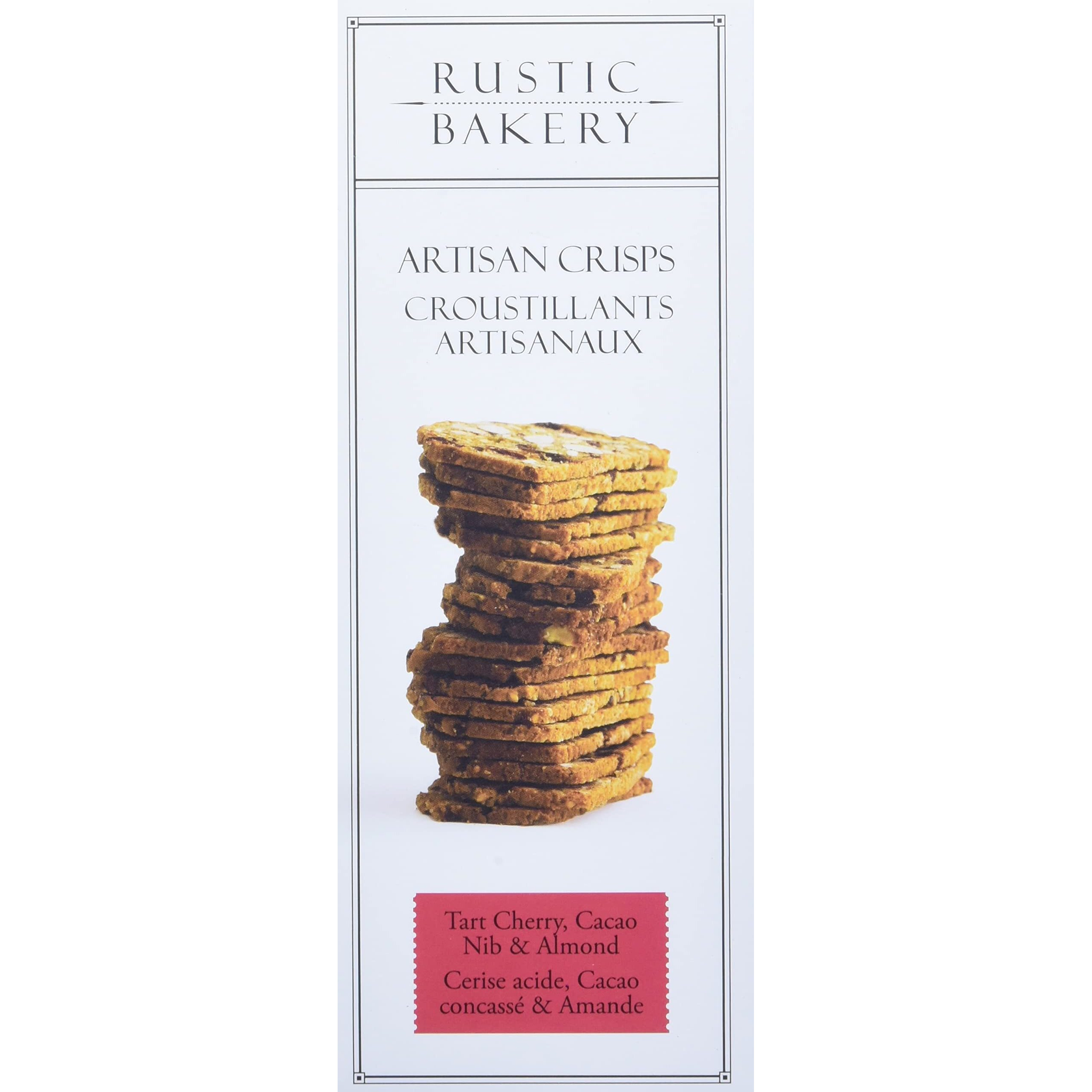 Rustic Bakery Tart Cherry, Cocoa Nib & Almond Crisps, 5 Oz