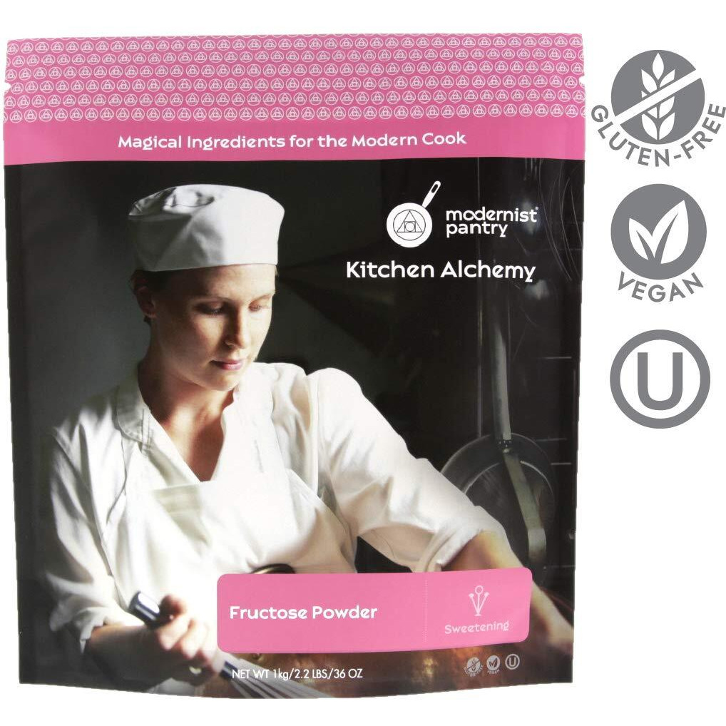 Pure Fructose Granulated Powder Vegan Gluten-Free Ou Kosher Certified - 1Kg/2.2Lbs/36Oz.