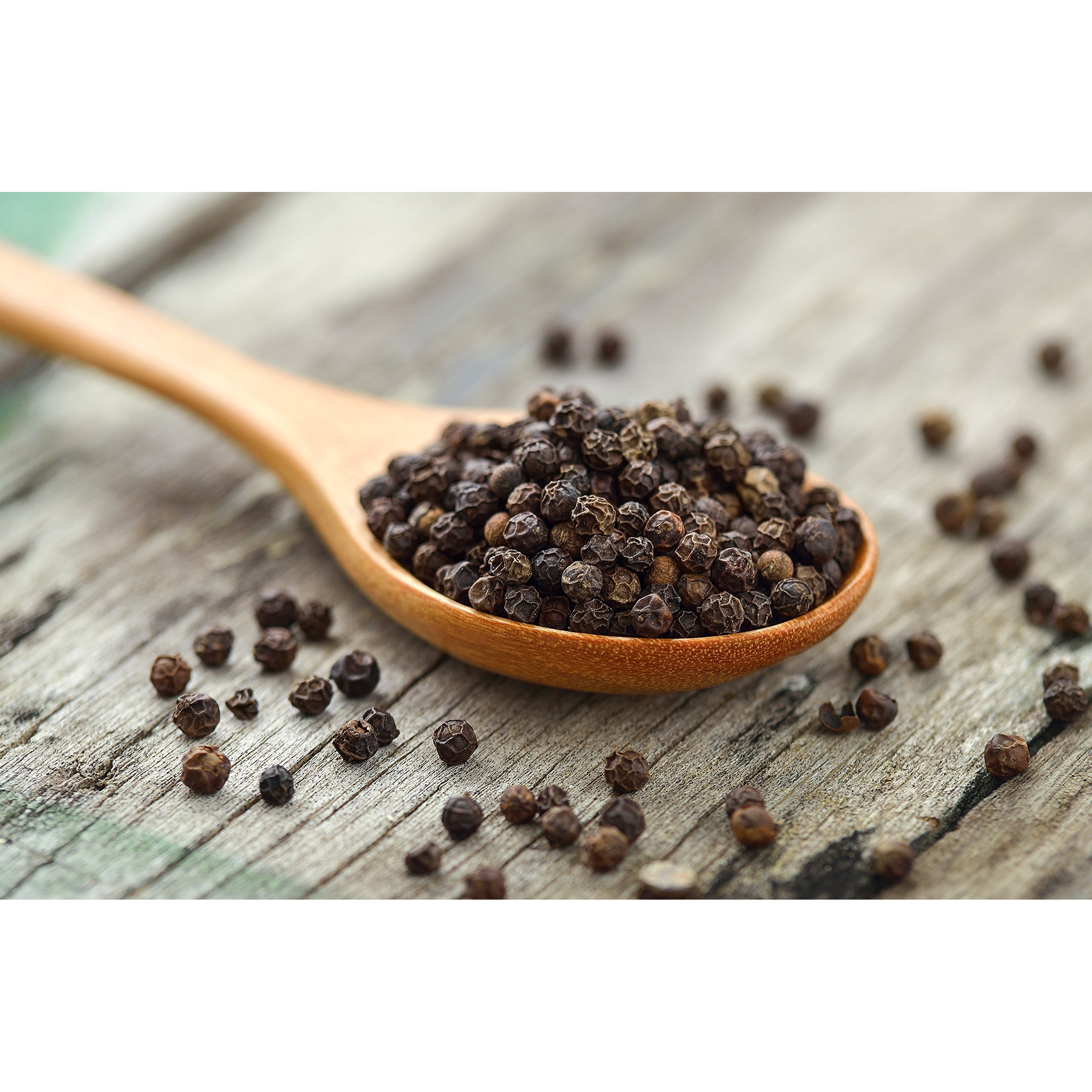 Organic Whole Black Peppercorns - Fair Trade Premium Whole Black Pepper For Grinder Refill - Non-Gmo, W/Ebook - 16 Oz / 1 Lb