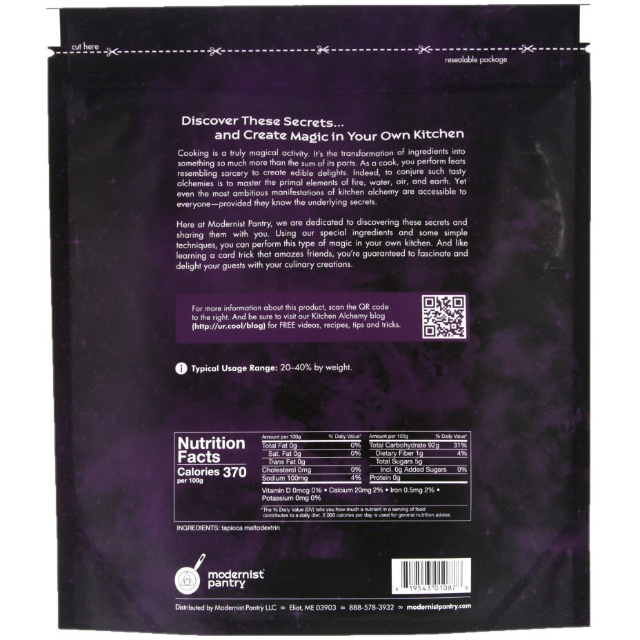 N-Zorbit - Pure Tapioca Maltodextrin  Non-Gmo Vegan Ou Kosher Certified - 400G/14Oz