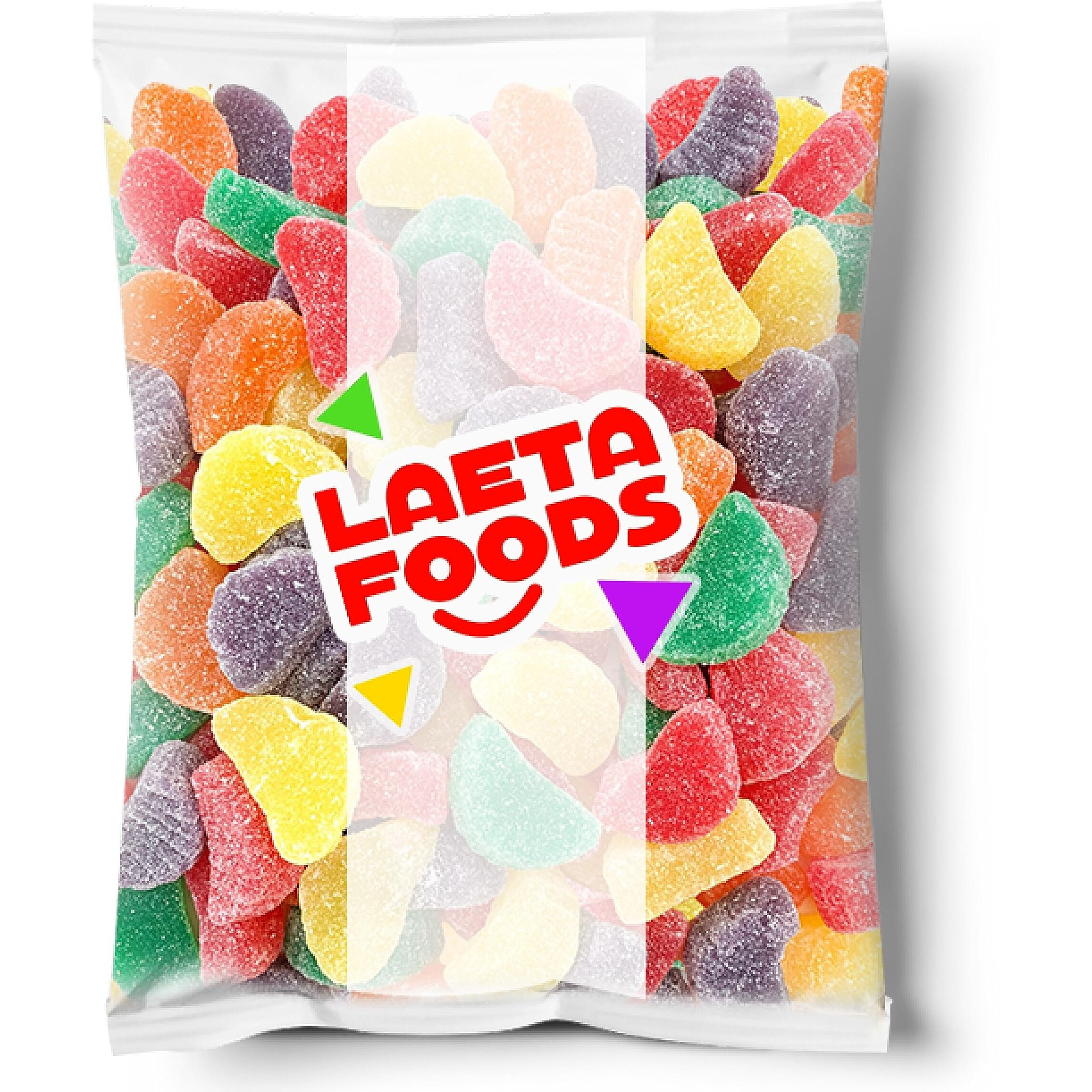 Assorted Fruit Slices Jelly Candy (2 Pound Bag)