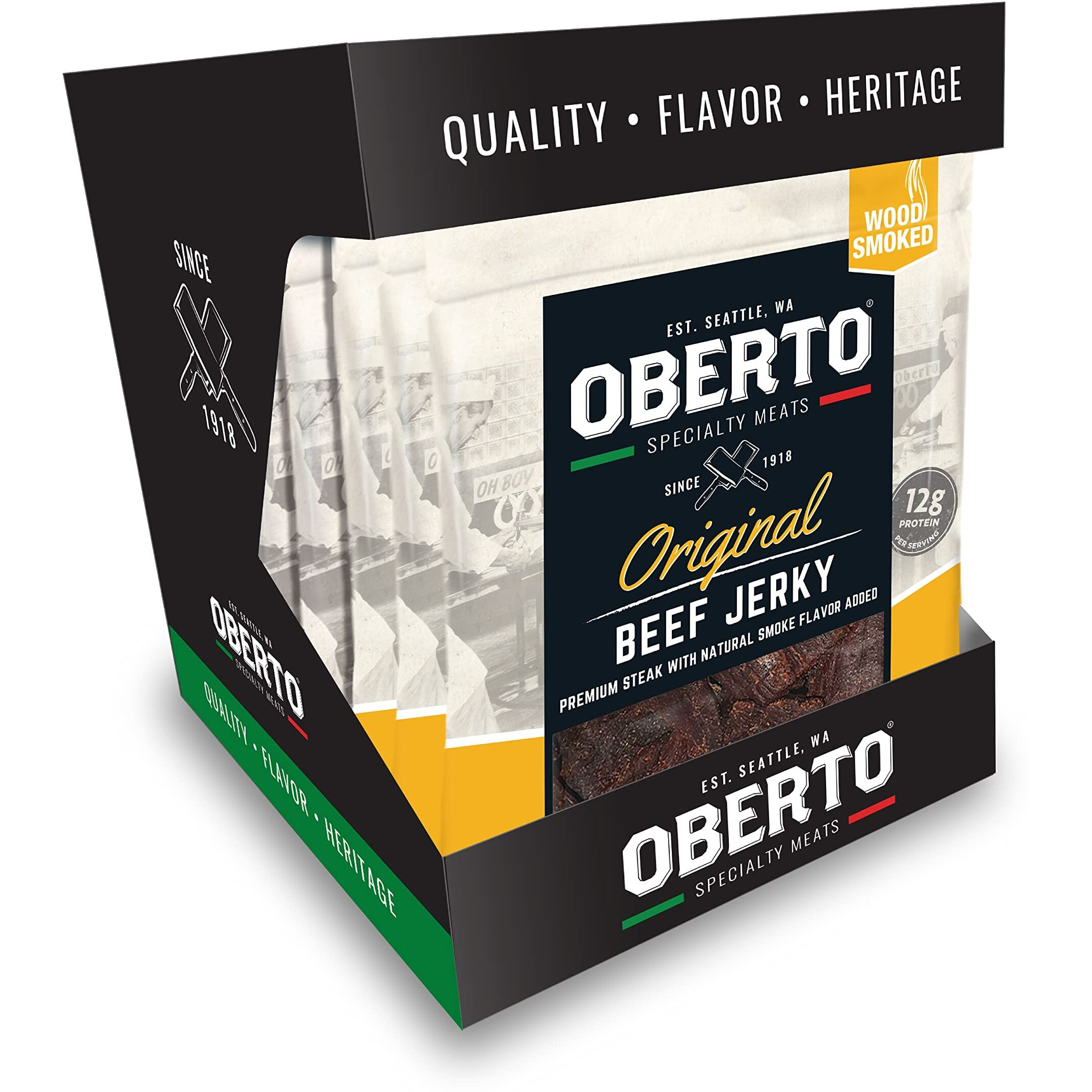 Oberto Specialty Meats Original Beef Jerky, 2.7 Ounce (Pack Of 8)
