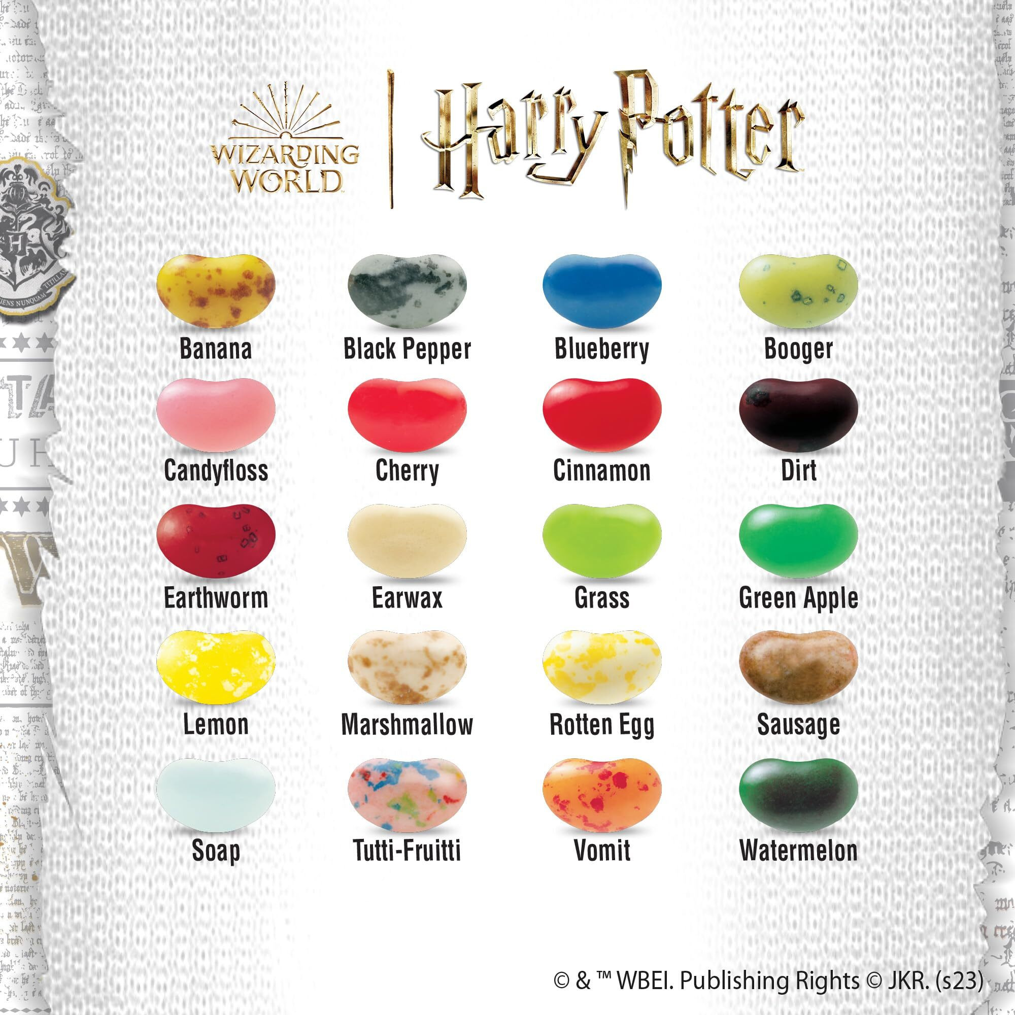 Bertie Bott's Every Flavour Beans Jelly Beans Harry Potter 4 Pack