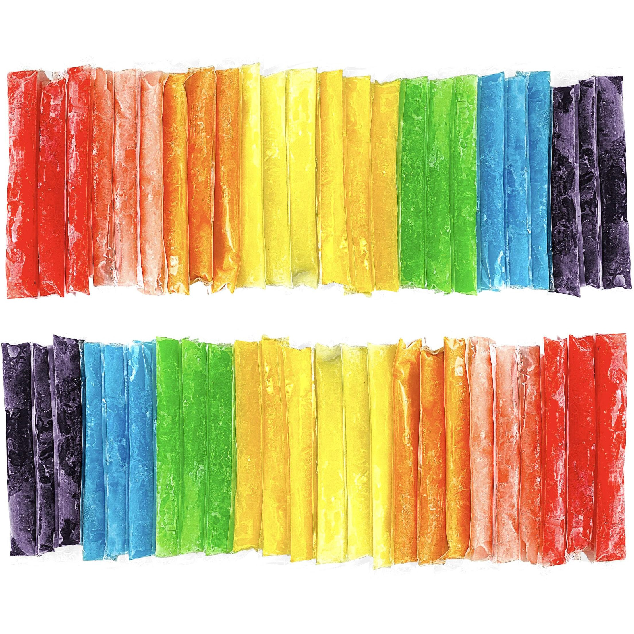 Funpops Frozen Ice Pops, 36-Fruit Flavored Freeze Pops, Frozen Summer Snack For All Ages, Low Calorie