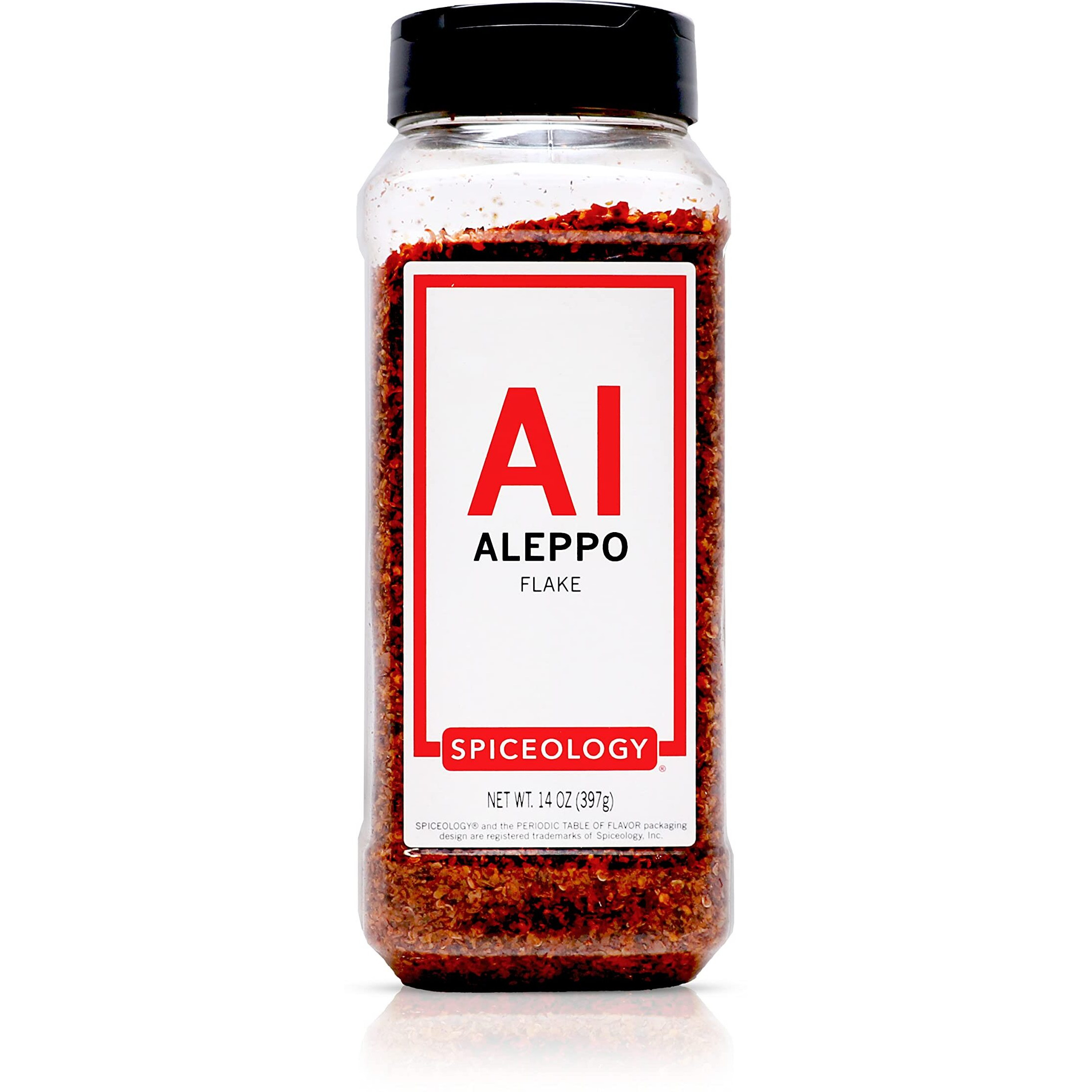 Spiceology - Aleppo Pepper Flakes - Dried Ground Aleppo Pepper - Chiles - Bulk Spices - Spices And Sesonings - 14 Oz