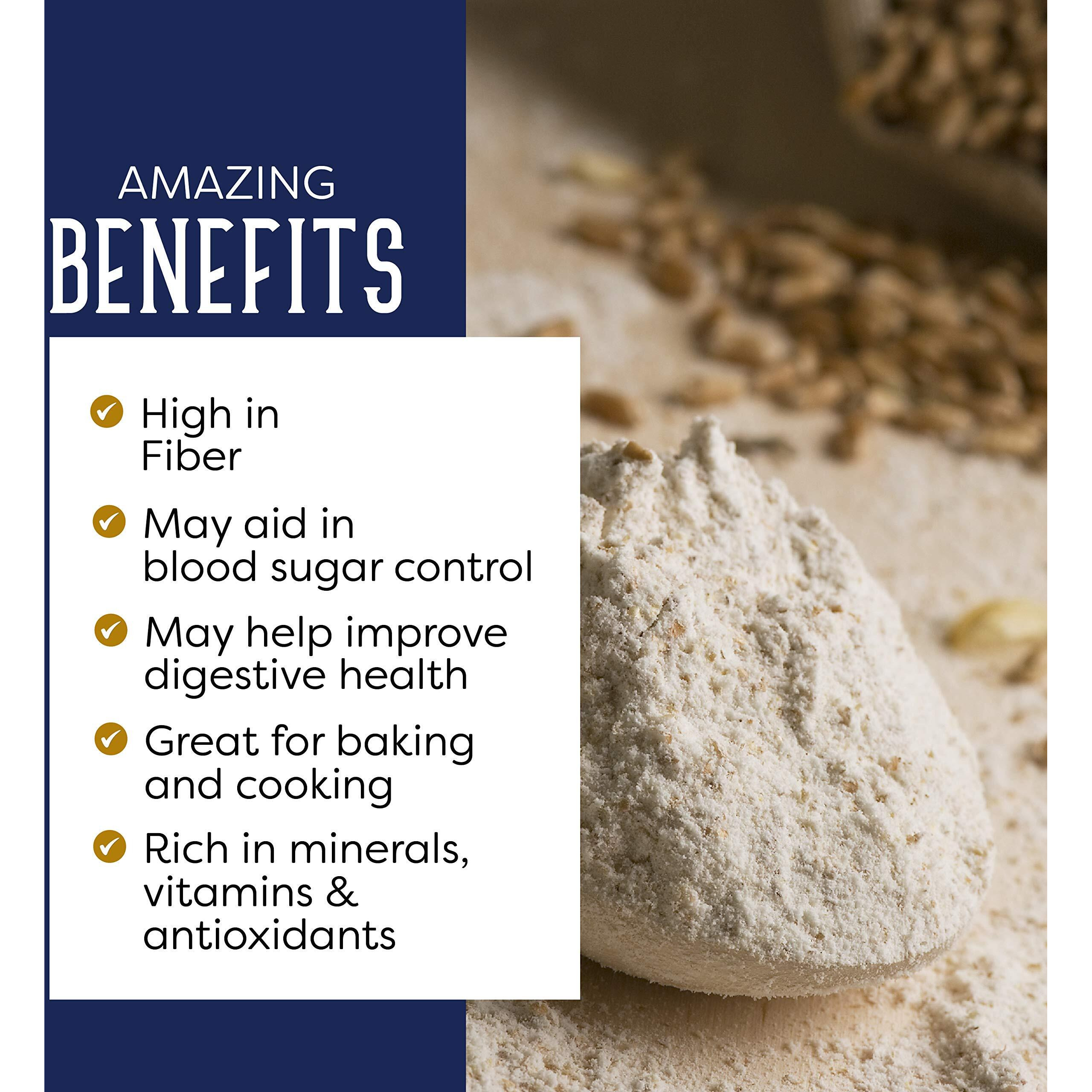 Dark Rye Flour, 2Lbs, Dark Rye Flour For Bread Machine, Pumpernickel Flour, Whole Rye Flour For Baking, Rye Bread Flour, Pumpernickel Meal, Non-Gmo, Batch Tested, Product Of Canada, By Puroraw.