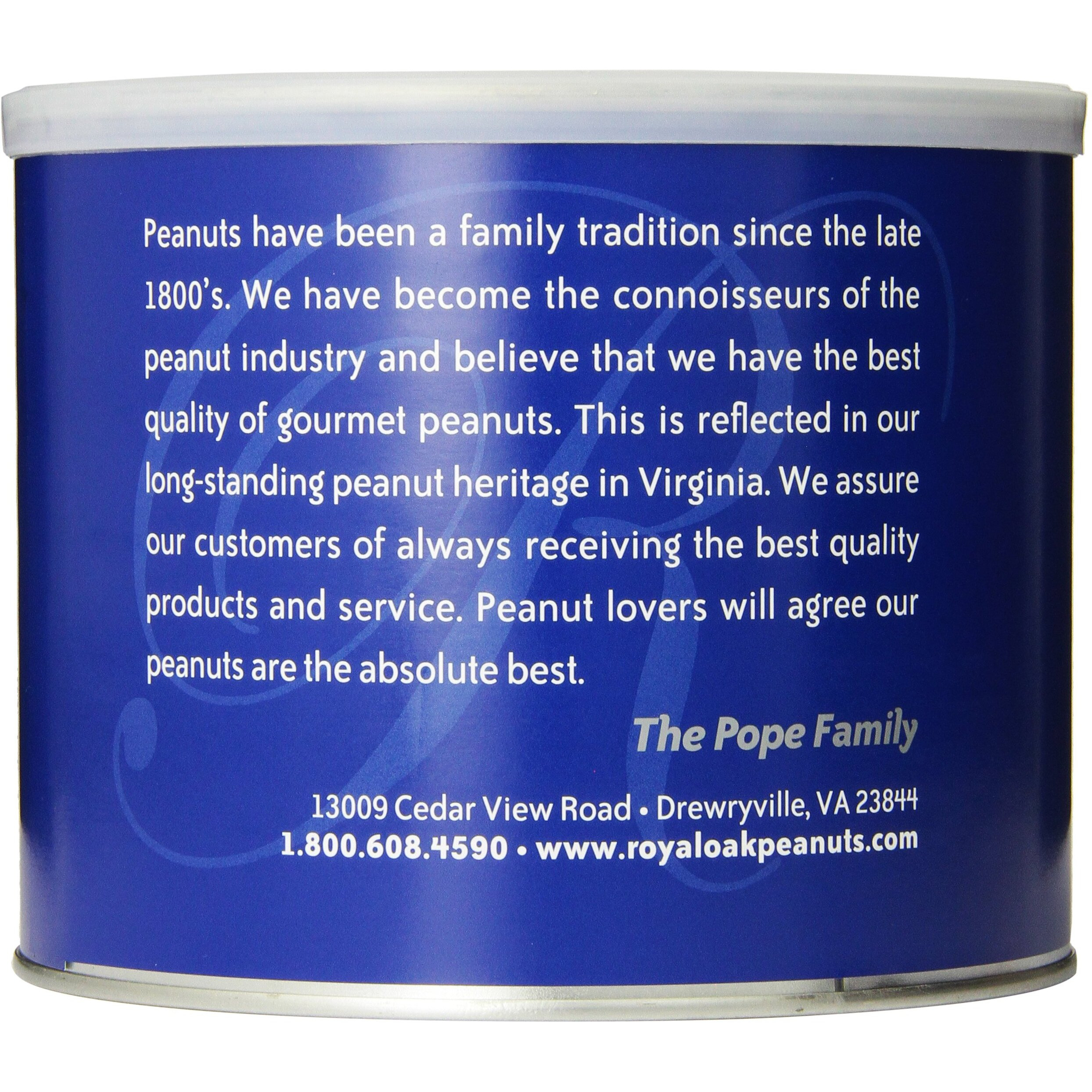 Royal Oak Gourmet Virginia Salted Peanuts, 40-Ounce Tins (Pack Of 2)