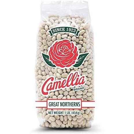 Camellia Brand Dried Great Northern Beans, 1 Pound (Pack Of 2)