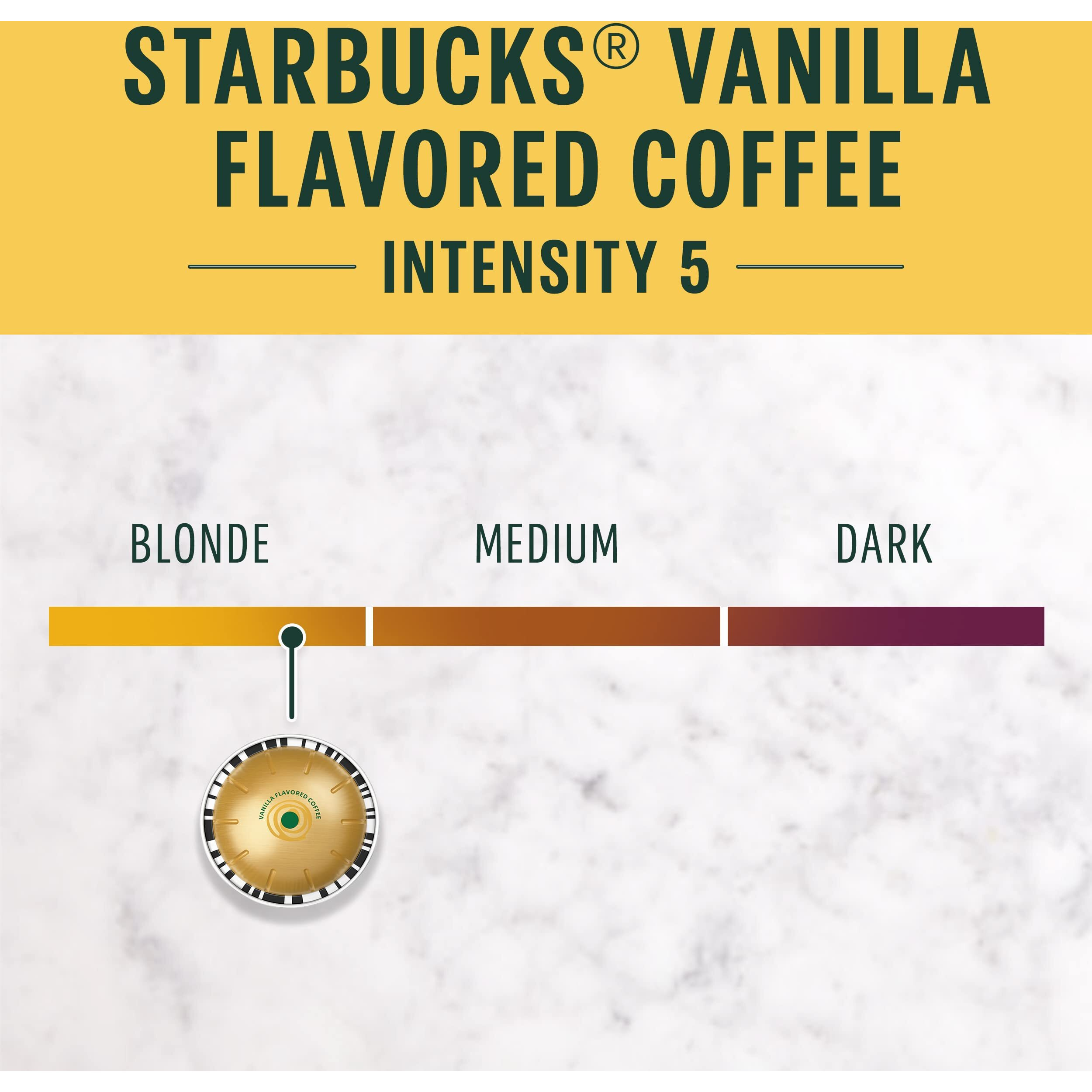 Starbucks By Nespresso Vertuo, Vanilla Flavored Coffee, 32-Count Coffee Pods, Brews 7.8 Oz.