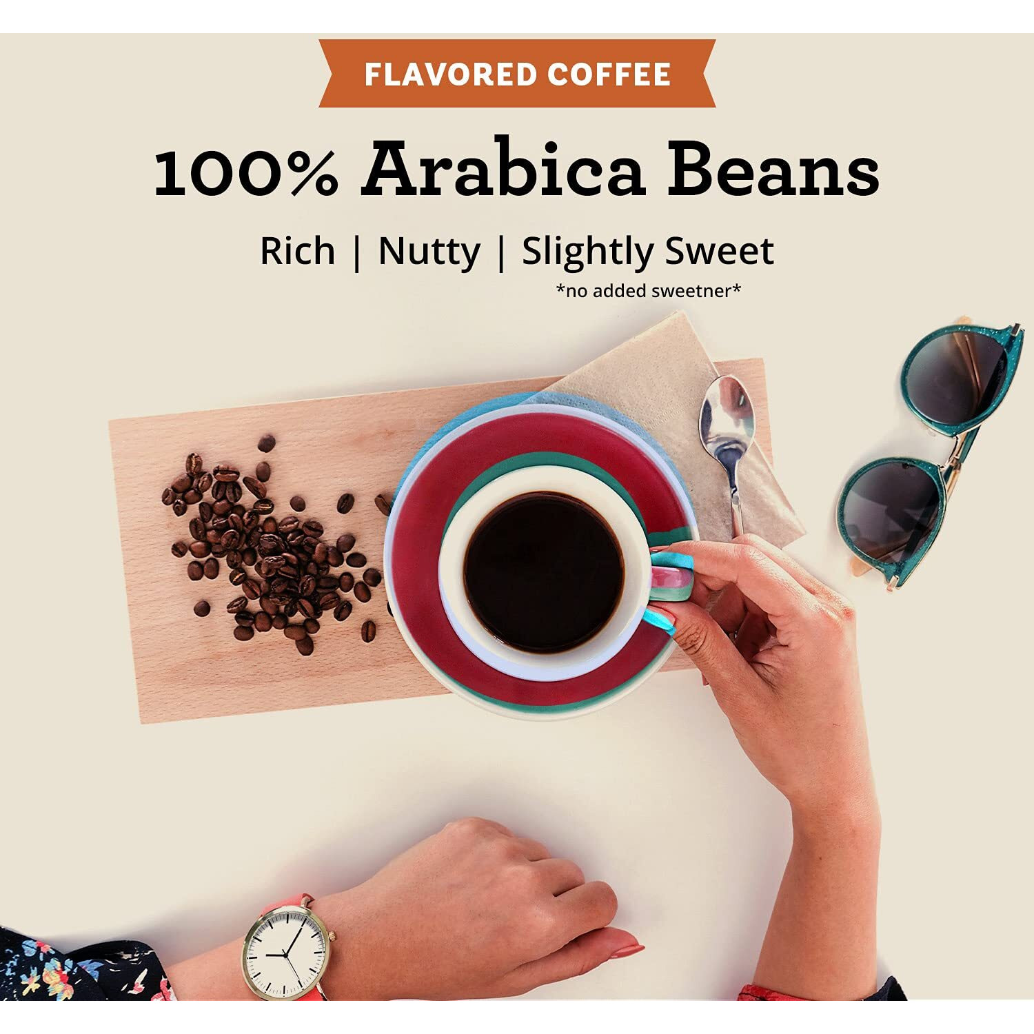 Seattle's Best Coffee Toasted Hazelnut Flavored Medium Roast K-Cup Pods | 10 Count (Pack Of 6)