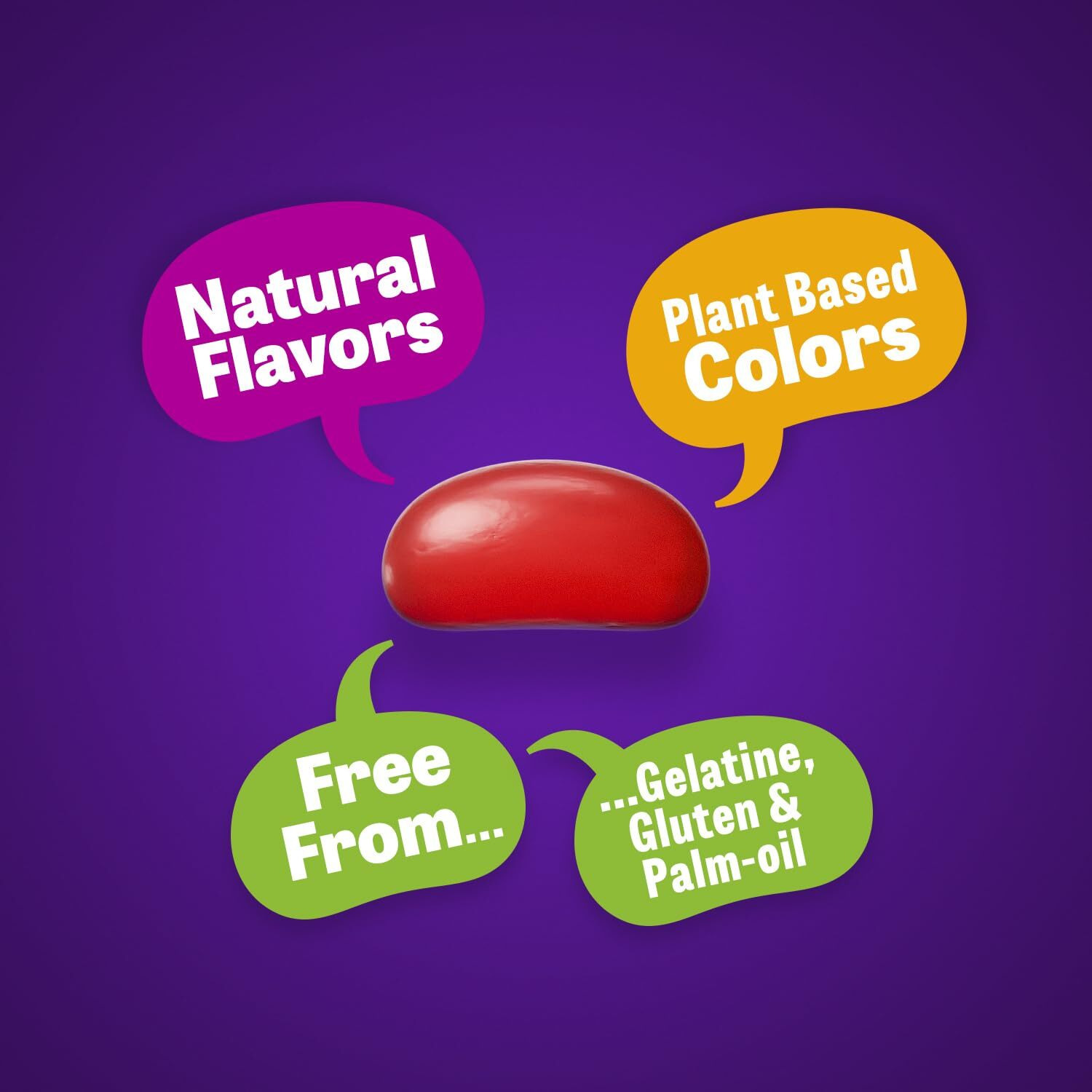 The Jelly Bean Planet 36 Huge Flavors 42.5 Oz Jar - Jelly Beans - Chewy Fruit Flavored Candy - Gluten Free Snacks - Candy Bulk - Party Gift