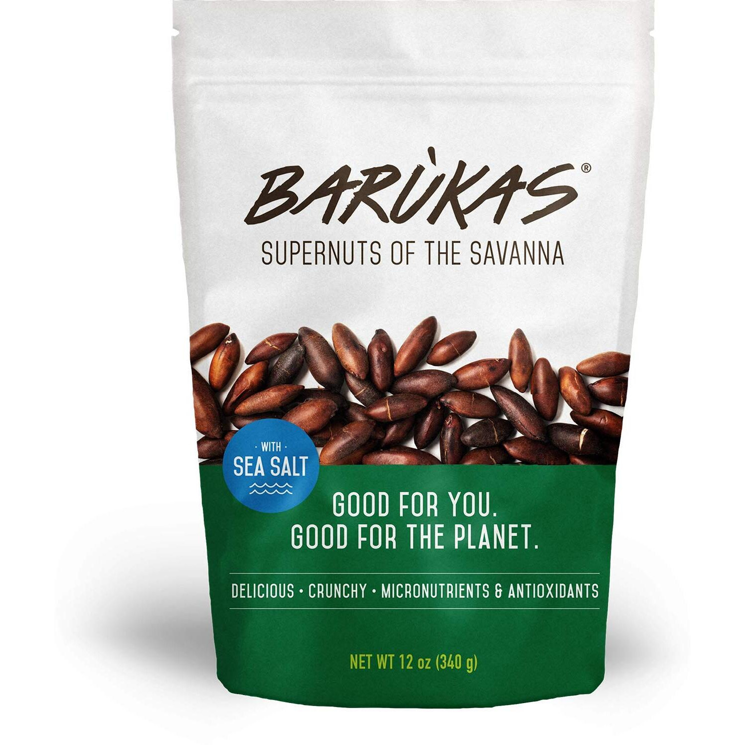 Barukas Salted Supernuts | Roasted And Salted To Perfection | Non-Gmo, Vegan, And Paleo Friendly | High Protein And Fiber Snack, 12 Oz