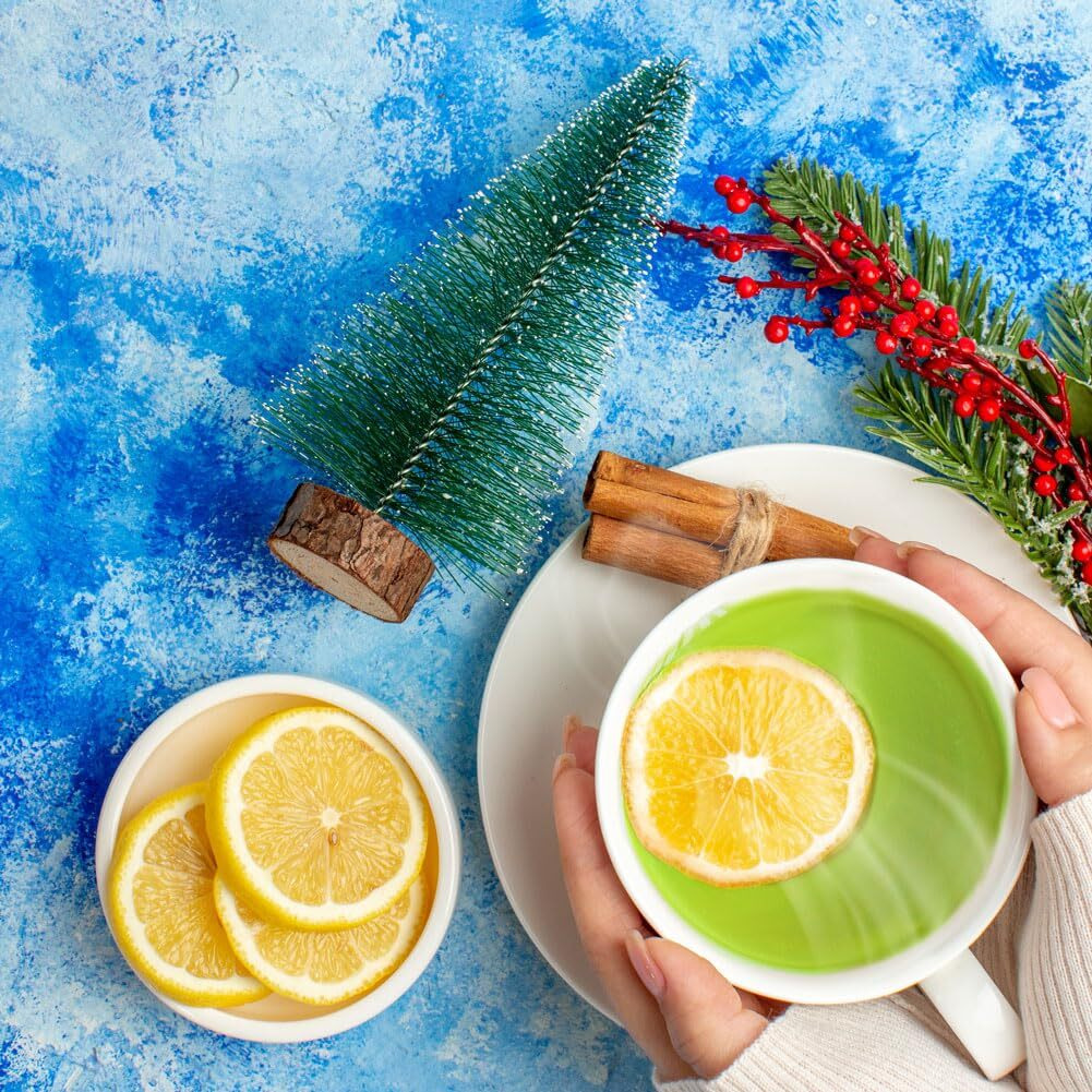 Kayfood Matcha Lemonade Premium Korean Green Tea & Lemon Juice Powder Mix 0.1Oz/5G X 20 Stick Packs (3.53Oz/100G) With Gift Bottle Sugar Free Diet Macha Green Tea Ade Matchamix