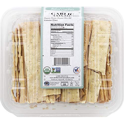 Firehook Cracker Baked Garlic Thyme, 8 Oz