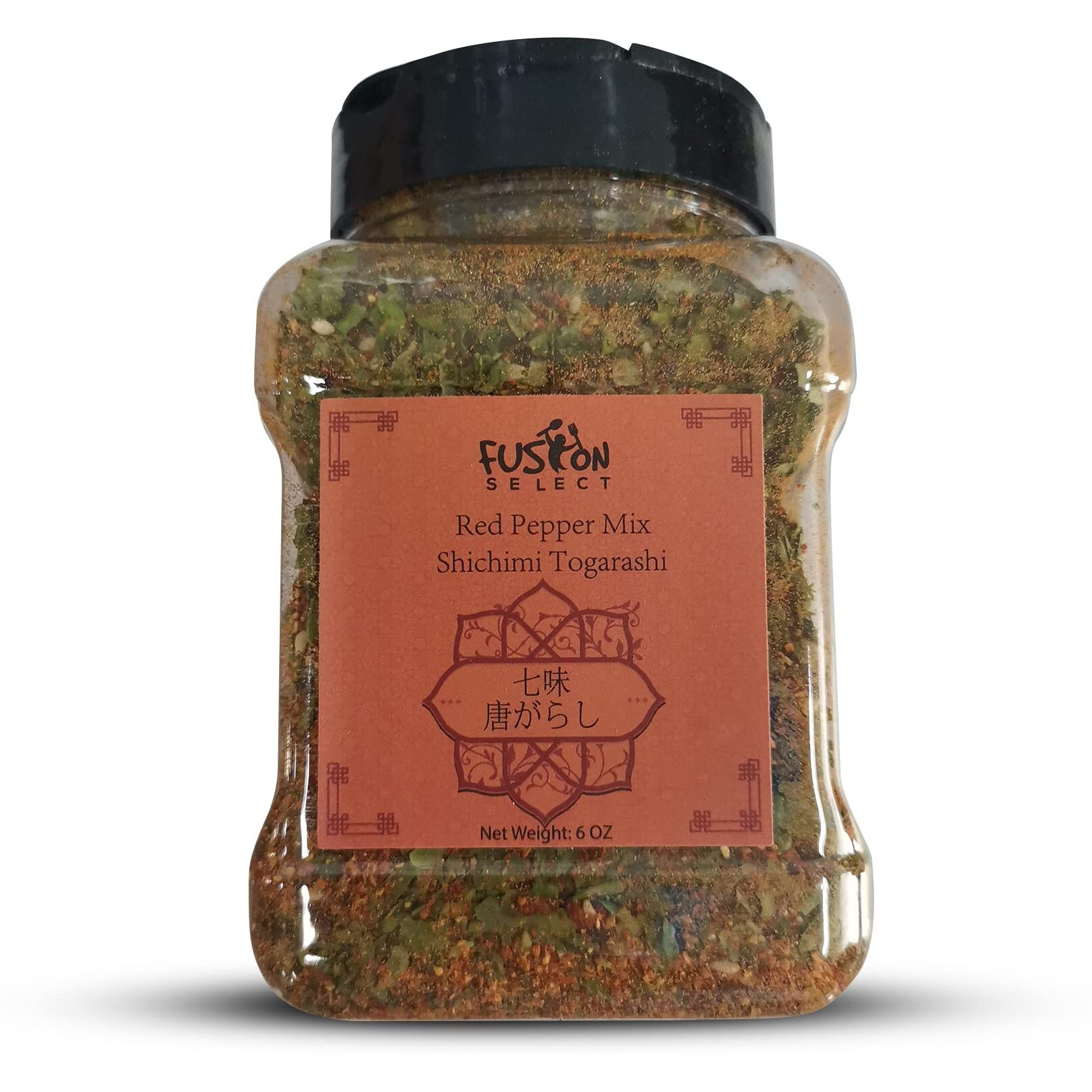 Fusion Select 6 Oz Shichimi Togarashi Seasoning - Japanese 7 Spice Japanese Seasoning Japanese Chili Powder