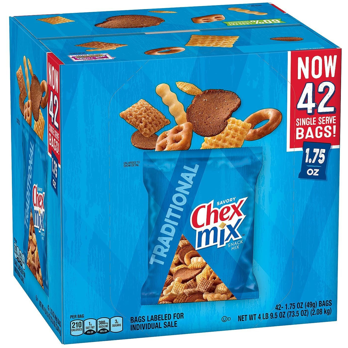 Product Of Chex Mix Traditional Snack Mix (42 Ct.) - [Bulk Savings]