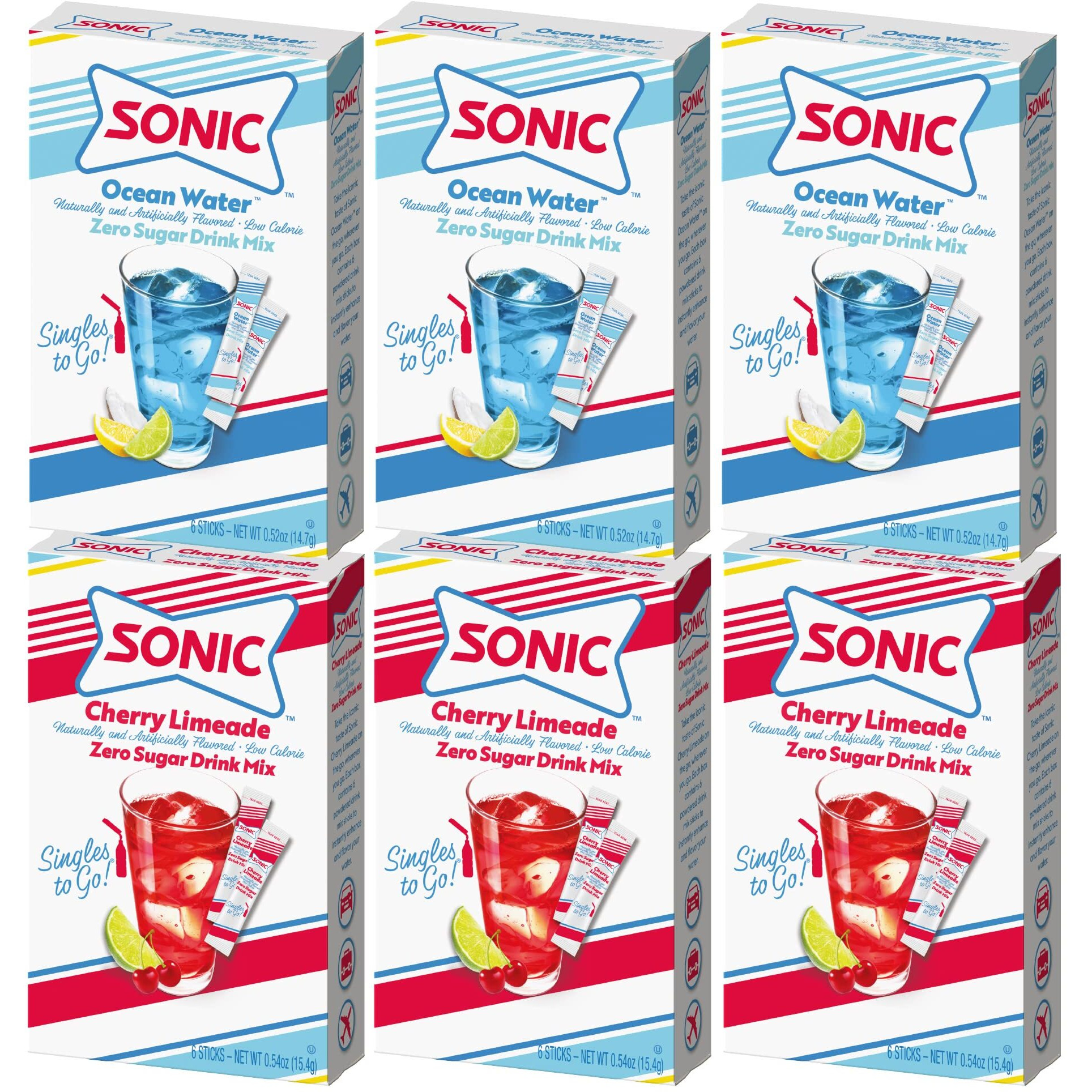 Sonic Singles To Go Variety Pack (Variety Pack - 6 Count)