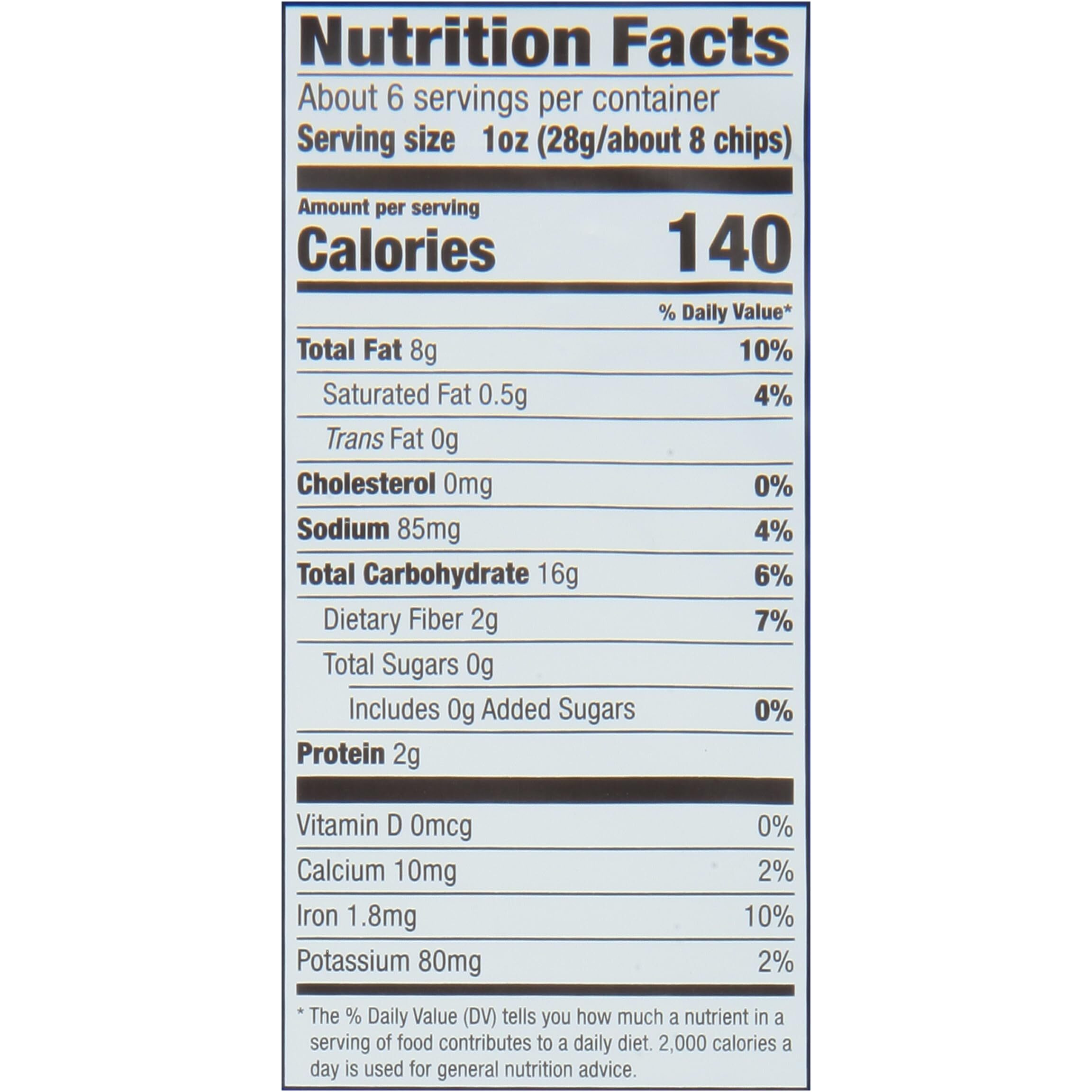 Garden Of Eatin' Tortilla Chips, Sesame Blues, 5.5 Oz (Pack Of 12)