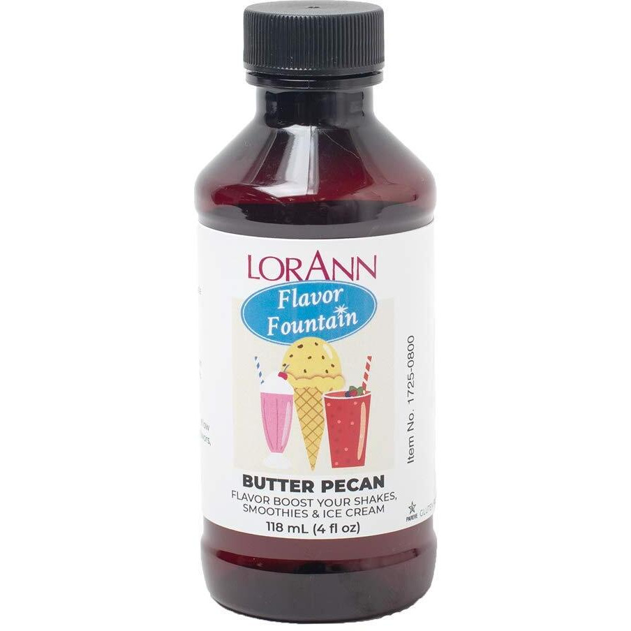Lorann Butter Pecan Flavor Fountain, 4 Oz Bottle