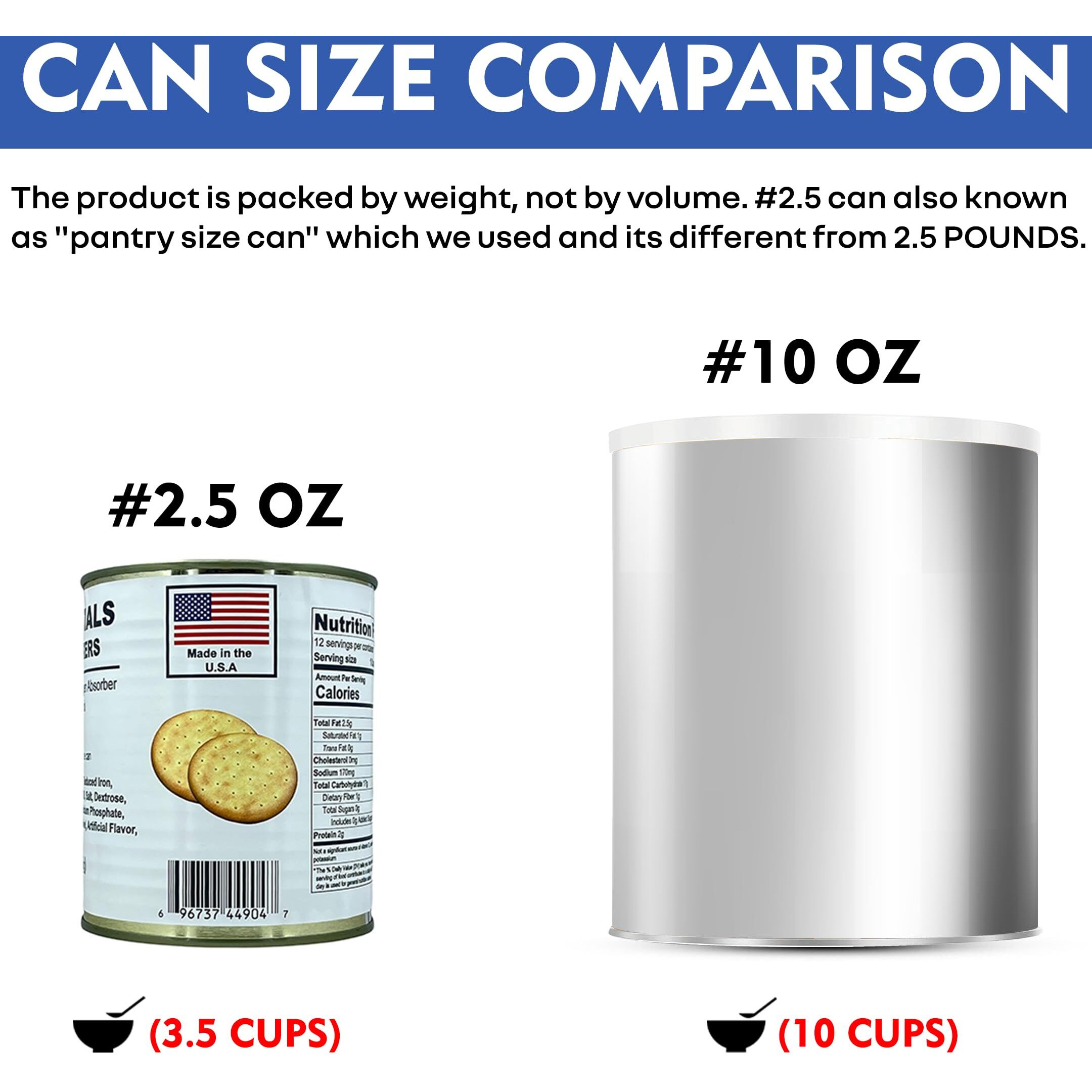 Future Essential Sailor Pilot Bread Crackers | Ship's Biscuit | Emergency Survival Food | Long Term Food Storage (30 Years Shelf Life) Ready To Eat 2.5 (1 Can) 12 Serving Per Can