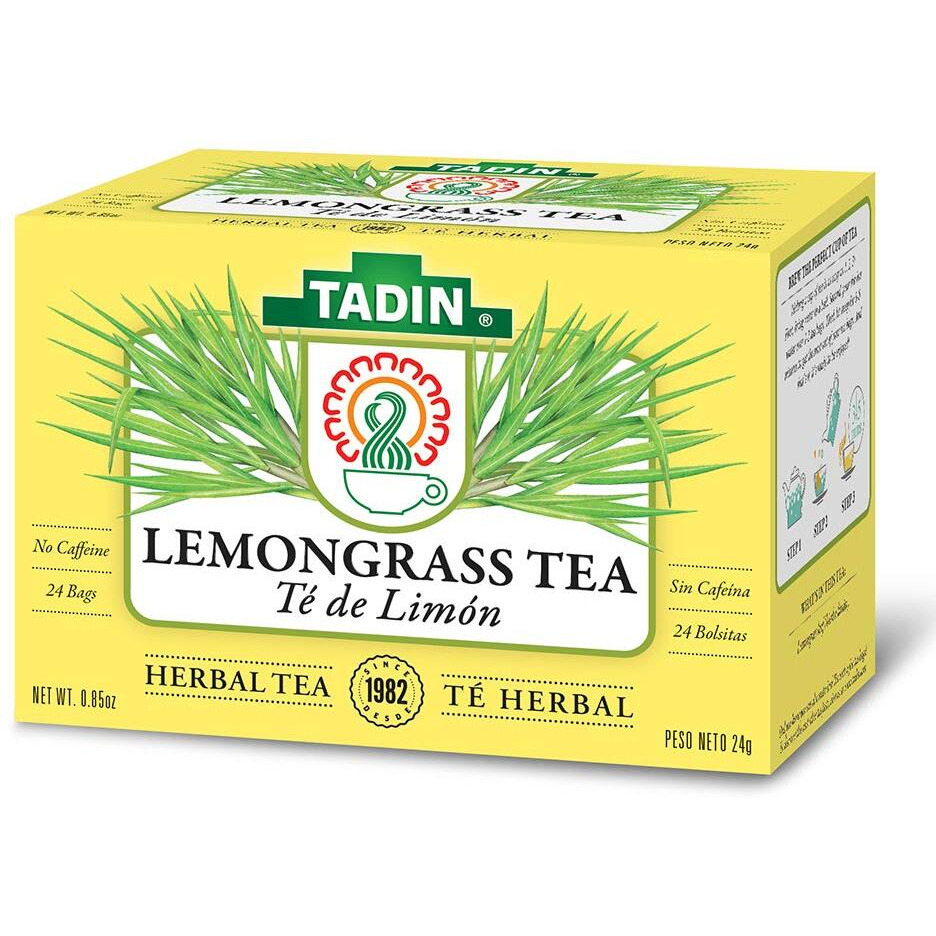 Lemongrass Lemon Tadin Tea - Te De Limon - Premium Tea For Nerves - Pack Of 2