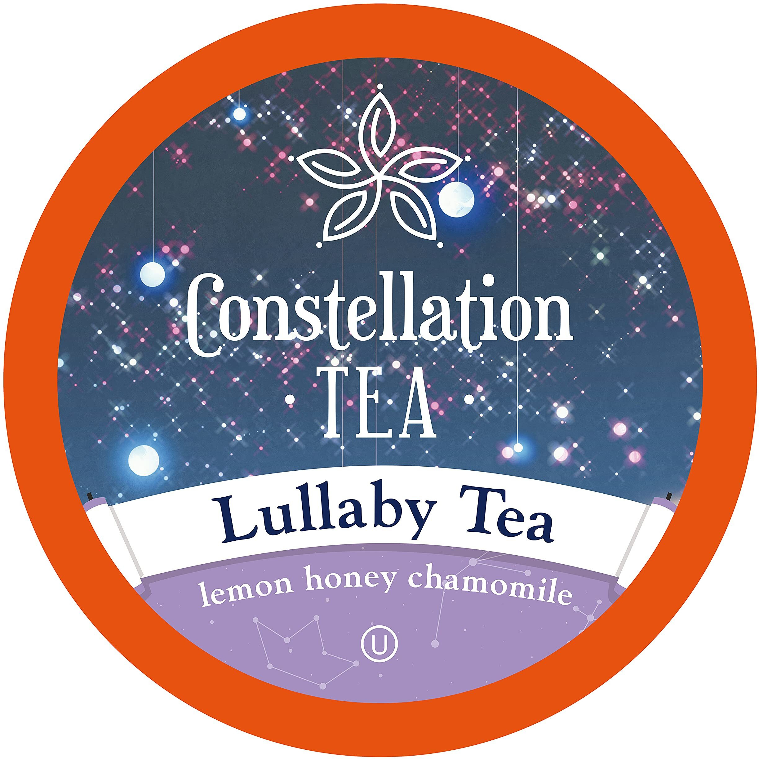 Constellation Tea Lemon Honey Chamomile Lullaby Tea Pods Compatible With K Cup Brewers Including 2.0, 40 Count