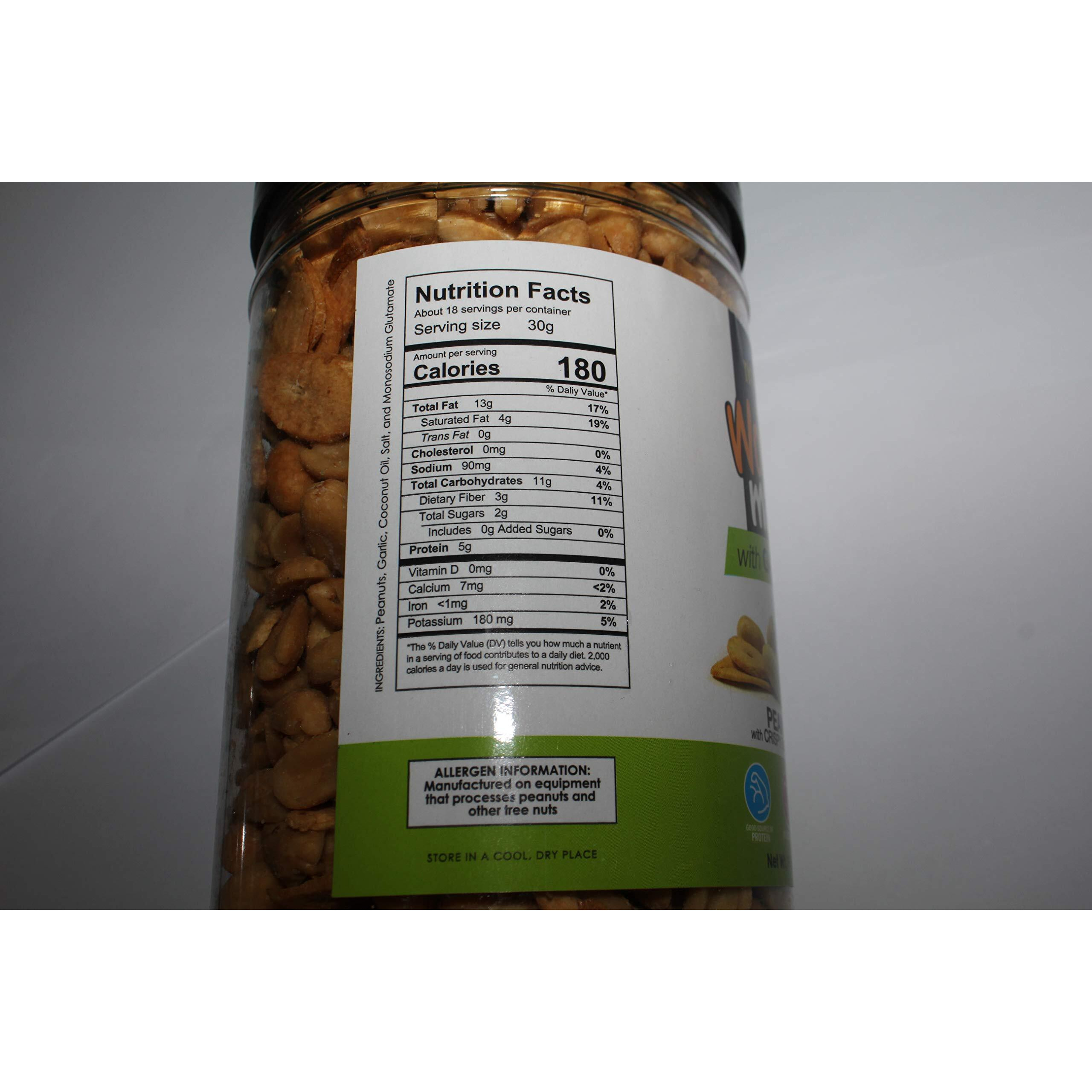 Wow Mani With Garlic Peanuts Pack Of Two 19.40 Oz A Pack