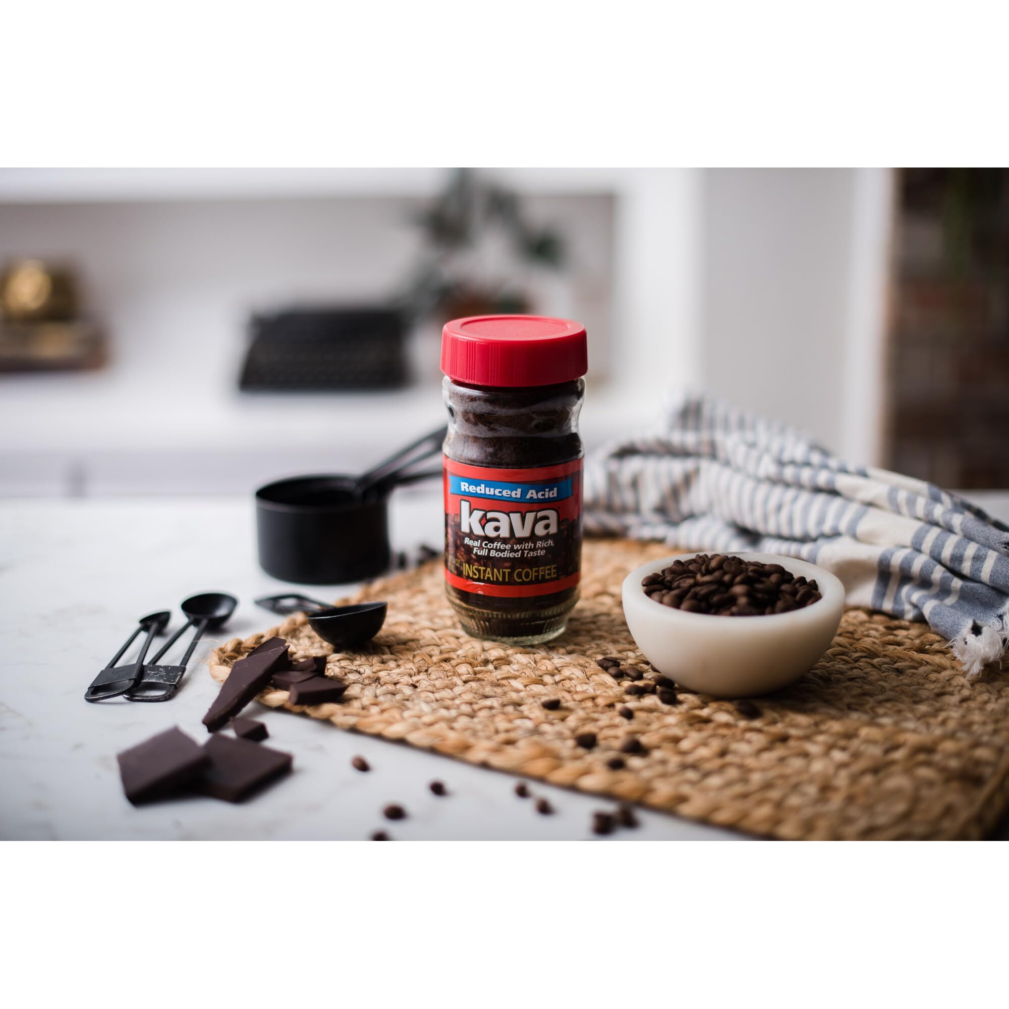 Kava Acid Reduced Instant Coffee In Glass Jar, 4 Ounce (Pack Of 1)