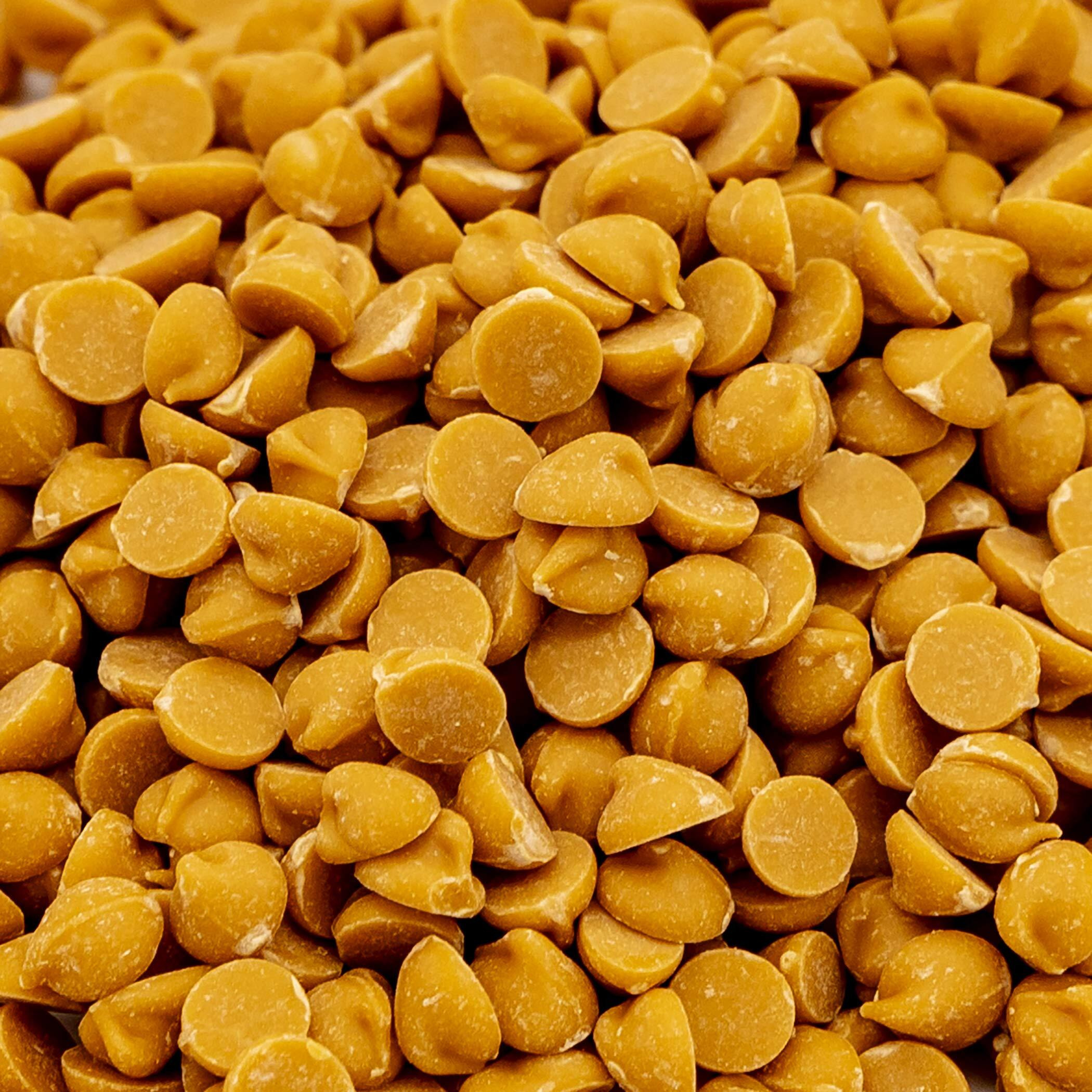 Mini Butterscotch Drops, Bulk Size, Baking Chips (1 Lb. Resealable Zip Lock Stand Up Bag)