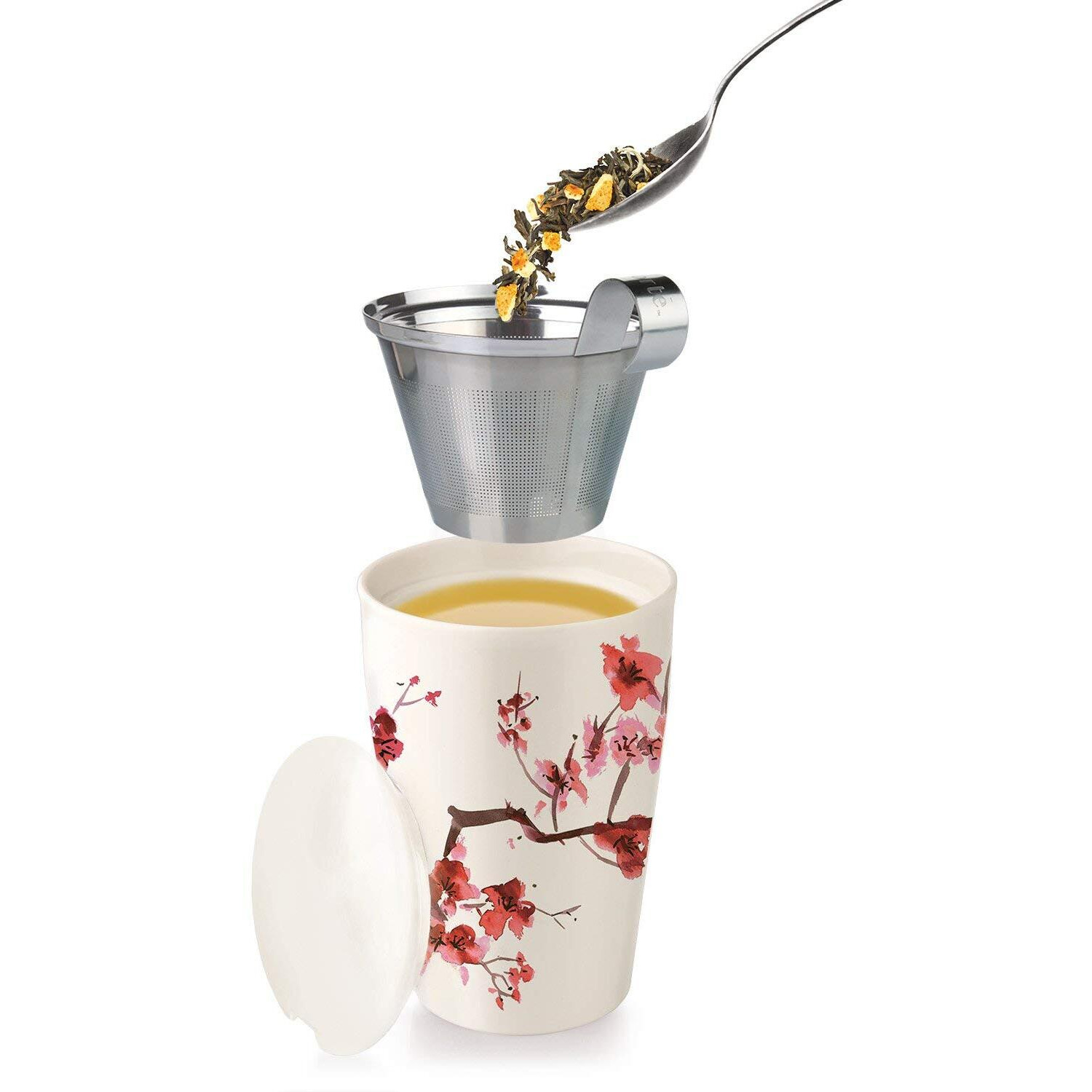 Tea Forte Green Mango Peach Loose Bulk Tea, 1 Pound Pouch, Organic Green Tea Makes 160-170 Cups