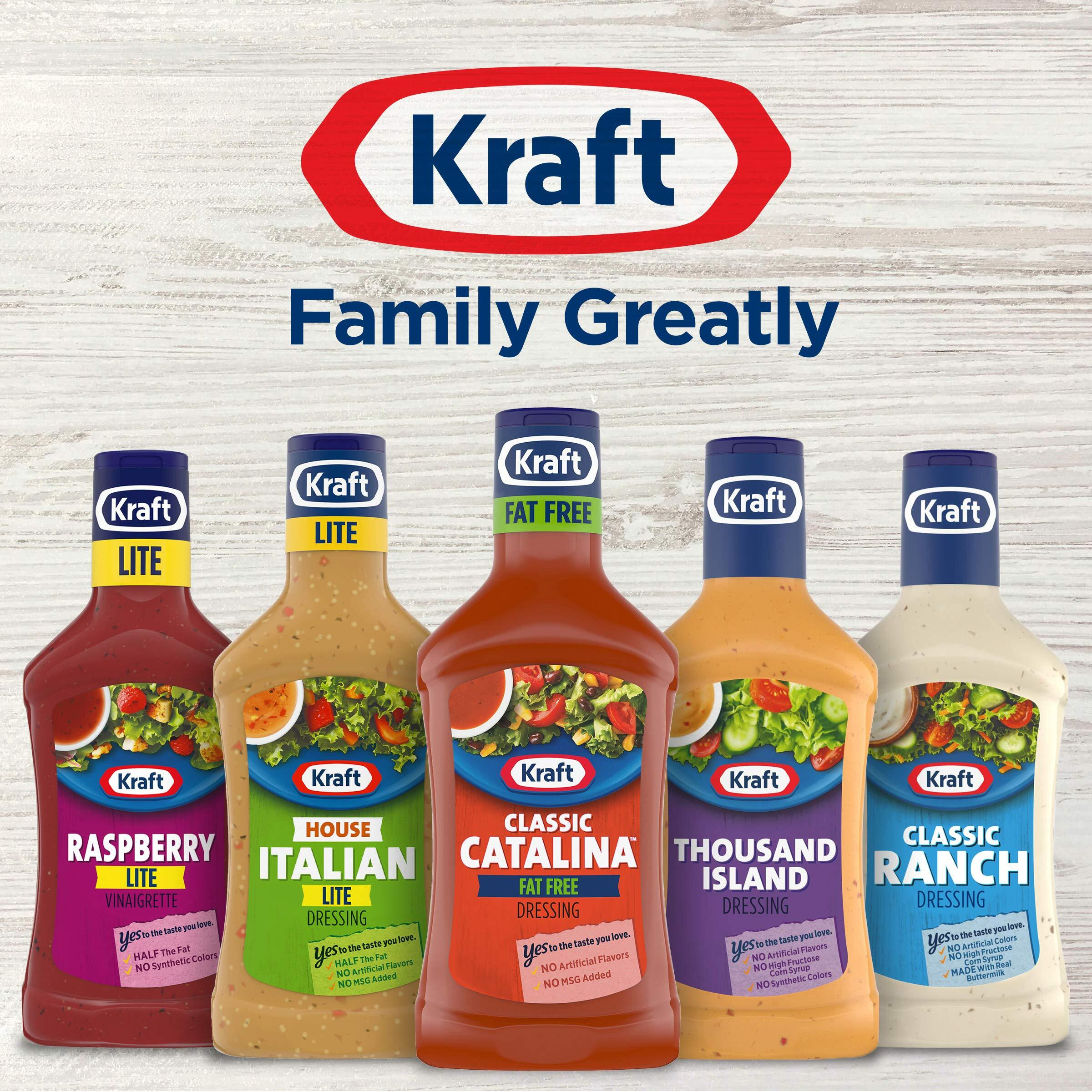 Kraft Classic Catalina Fat Free Salad Dressing (6 Ct Pack, 16 Fl Oz Bottles)