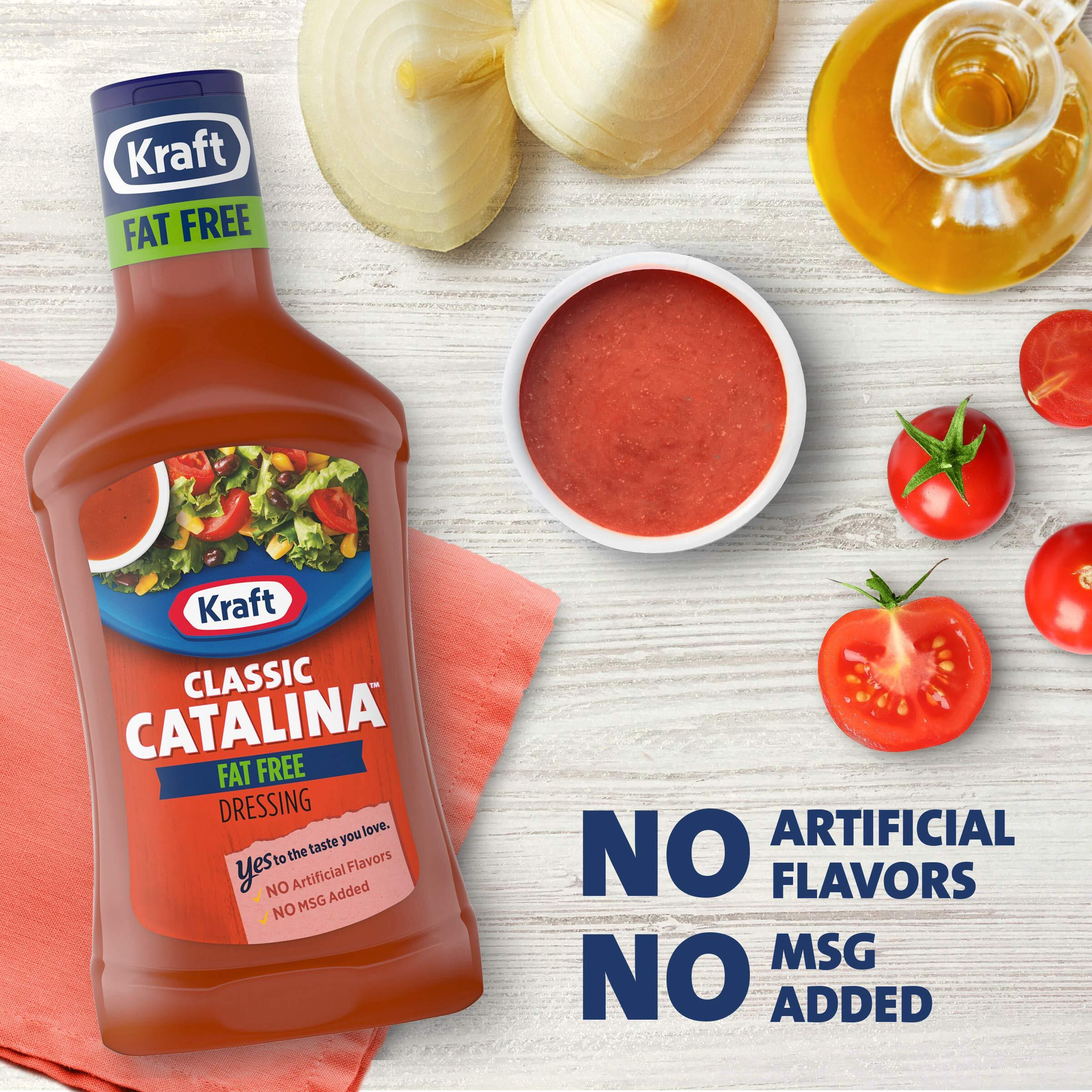 Kraft Classic Catalina Fat Free Salad Dressing (6 Ct Pack, 16 Fl Oz Bottles)