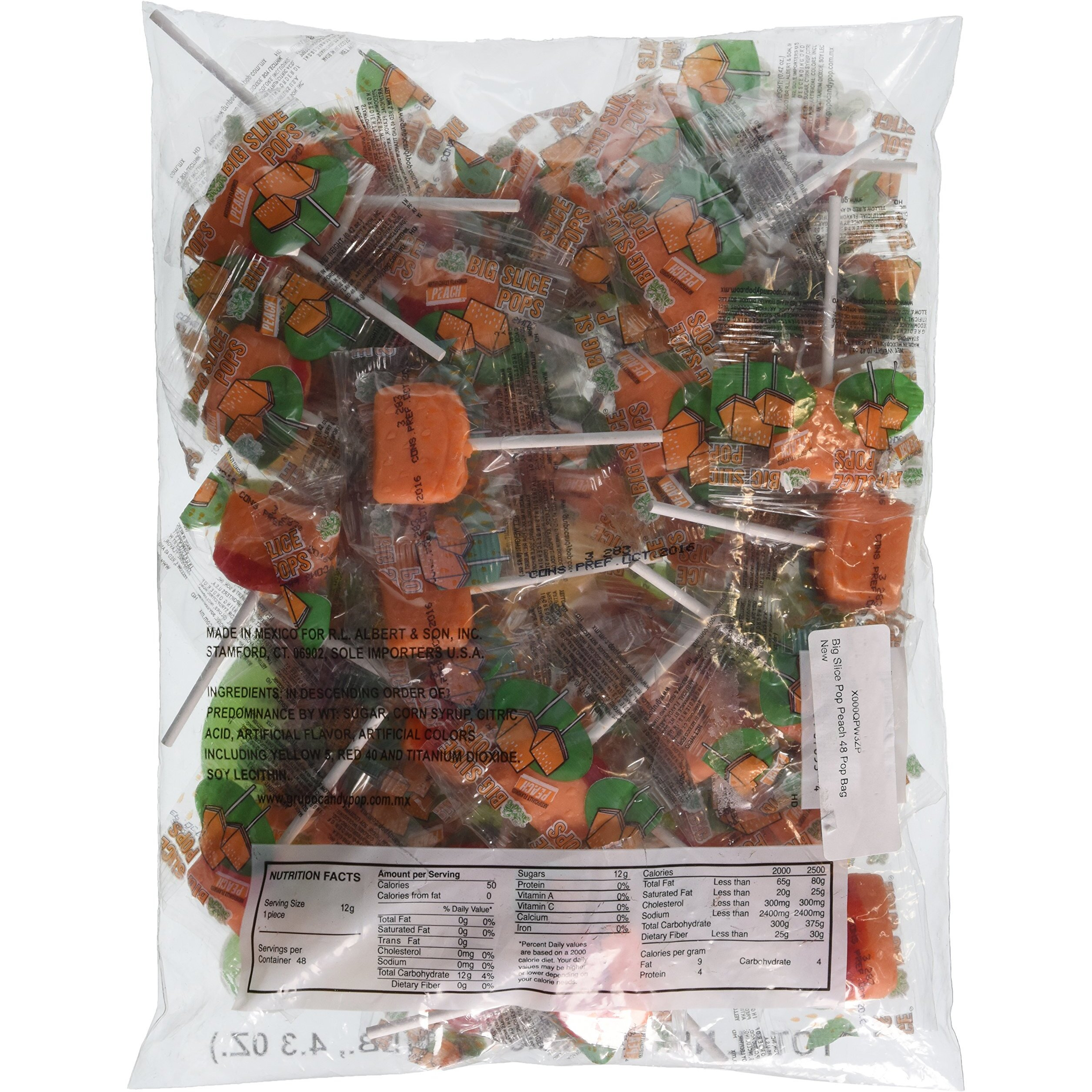 Big Slice Pop Peach 48 Pop Bag