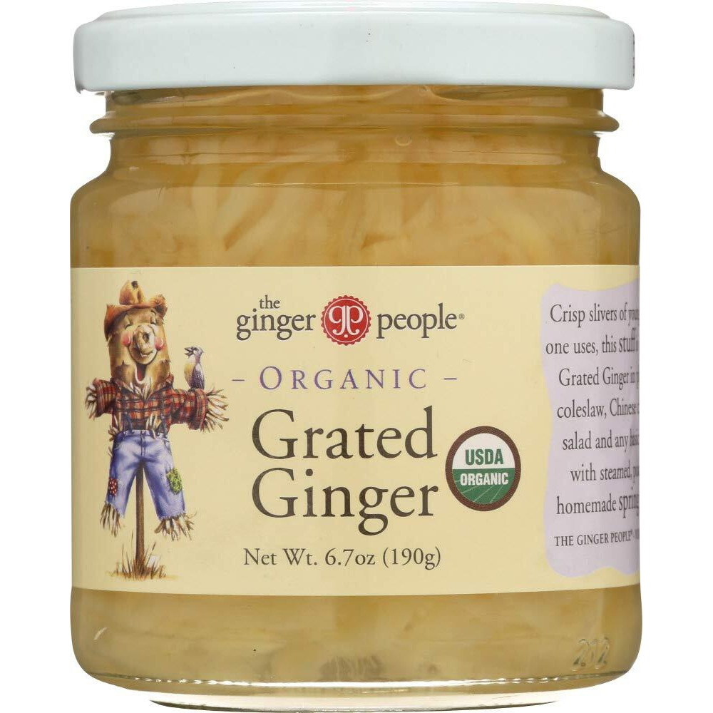 Organic Grated Ginger, Made In Fiji, 6.7 Ounces (Pack Of 2)