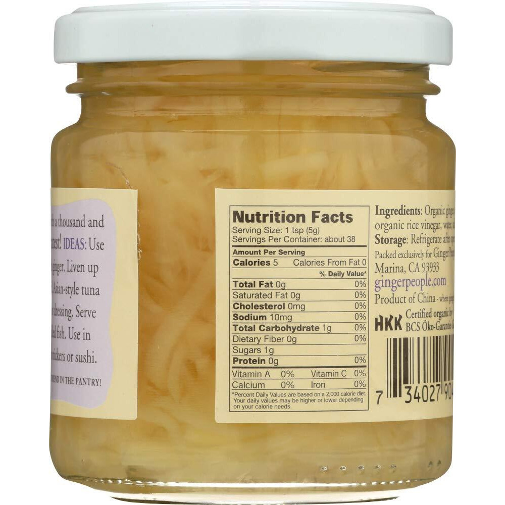 Organic Grated Ginger, Made In Fiji, 6.7 Ounces (Pack Of 2)