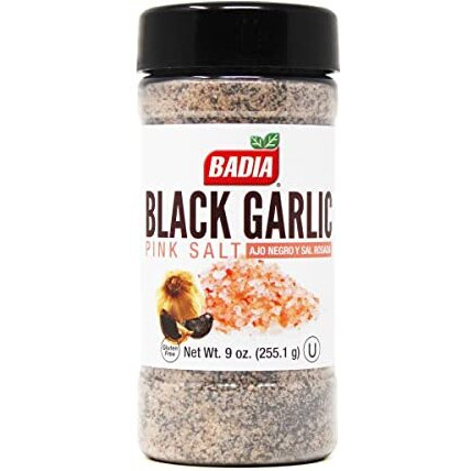 Badia Black Garlic Pink Salt, 9 Oz (Pack Of 6)