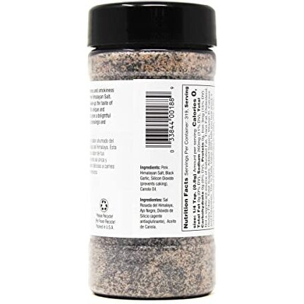 Badia Black Garlic Pink Salt, 9 Oz (Pack Of 6)