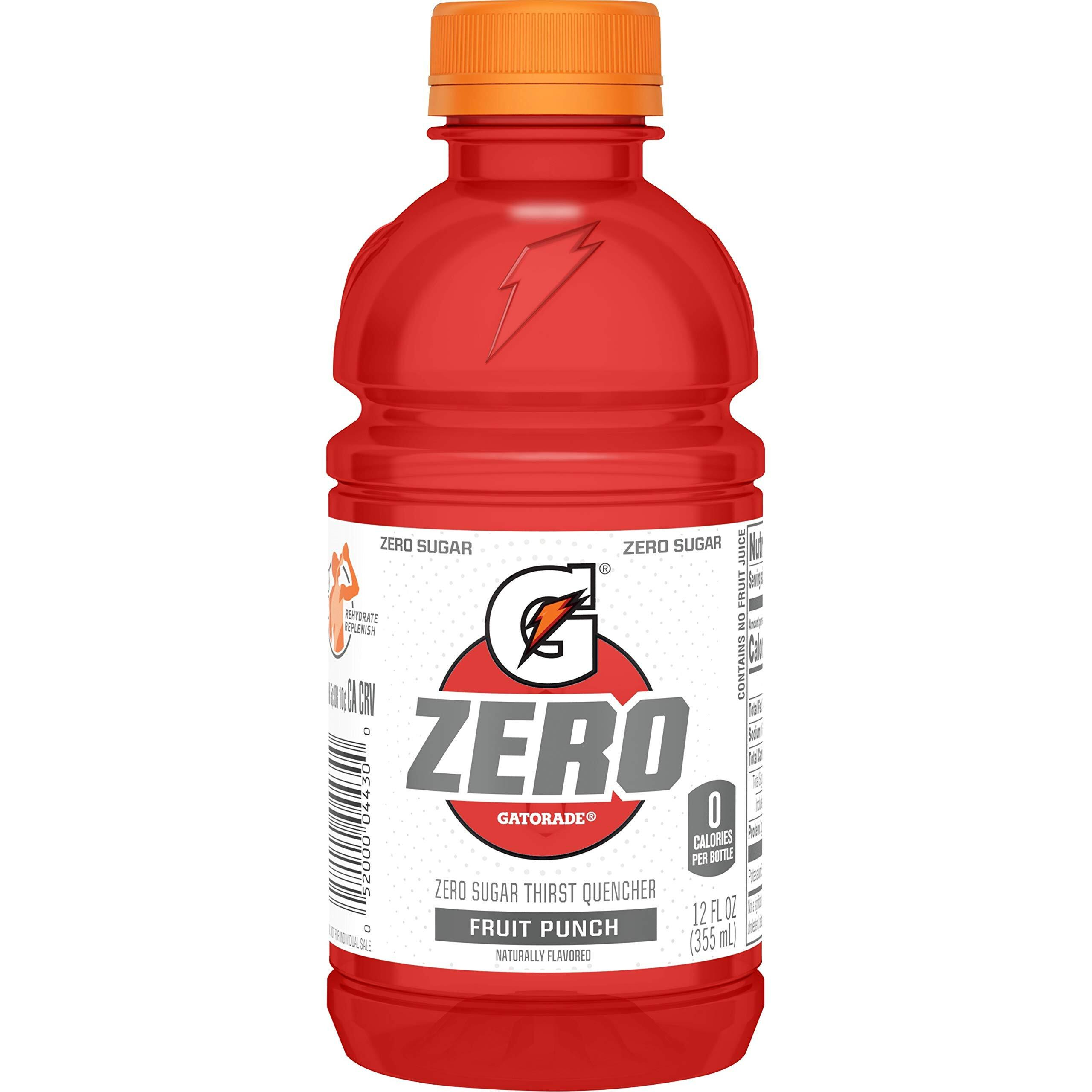 Gatorade Fruit Punch Thirst Quencher, 12 Fl Oz Bottles, 6 Pack