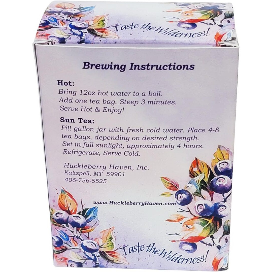 Huckleberry Haven Wild Huckleberry Tea (20 Teabags)