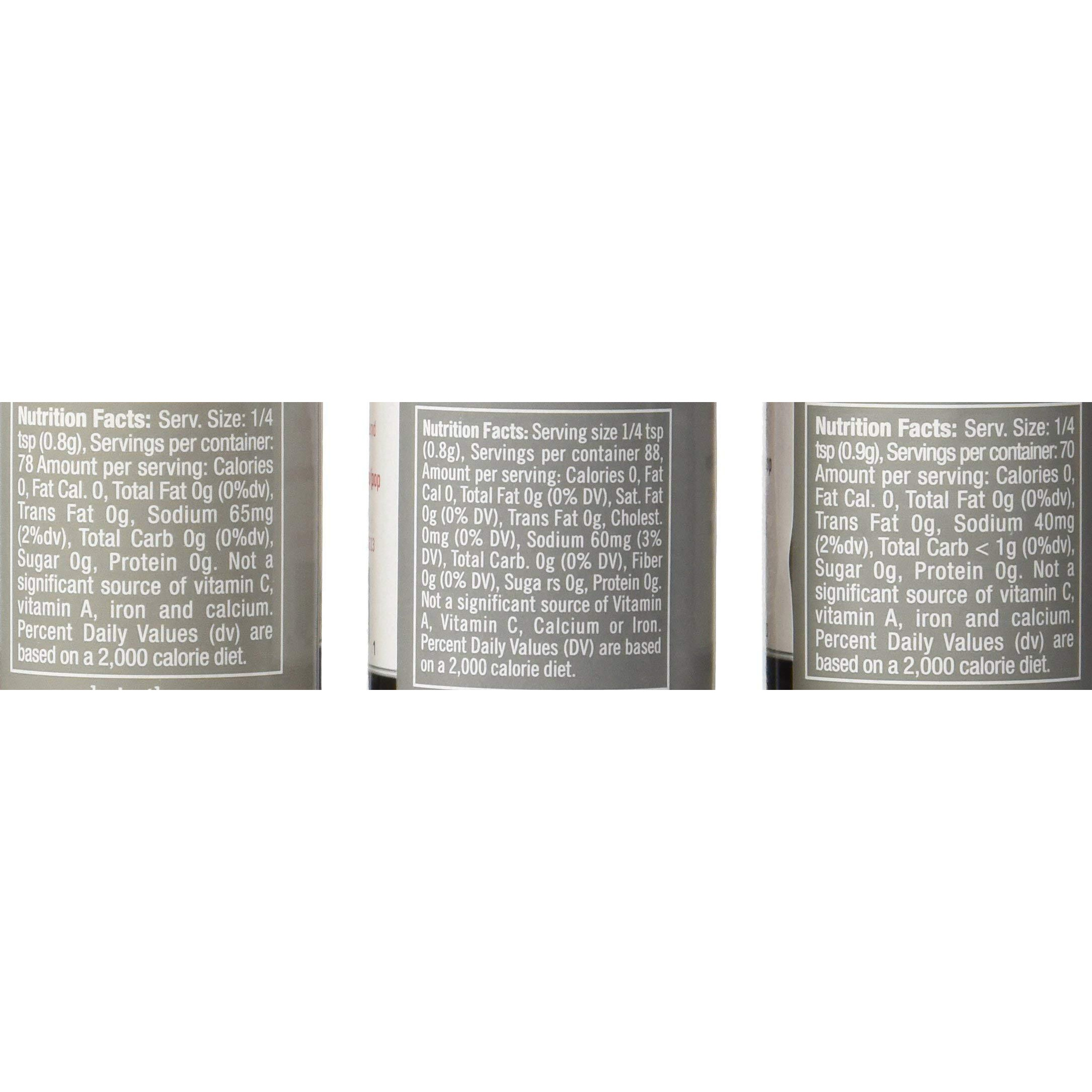 Urban Accents Gluten Free Premium Popcorn Seasoning Variety Pack - Cracked Pepper Asiago, Sizzling Sriracha, White Cheddar