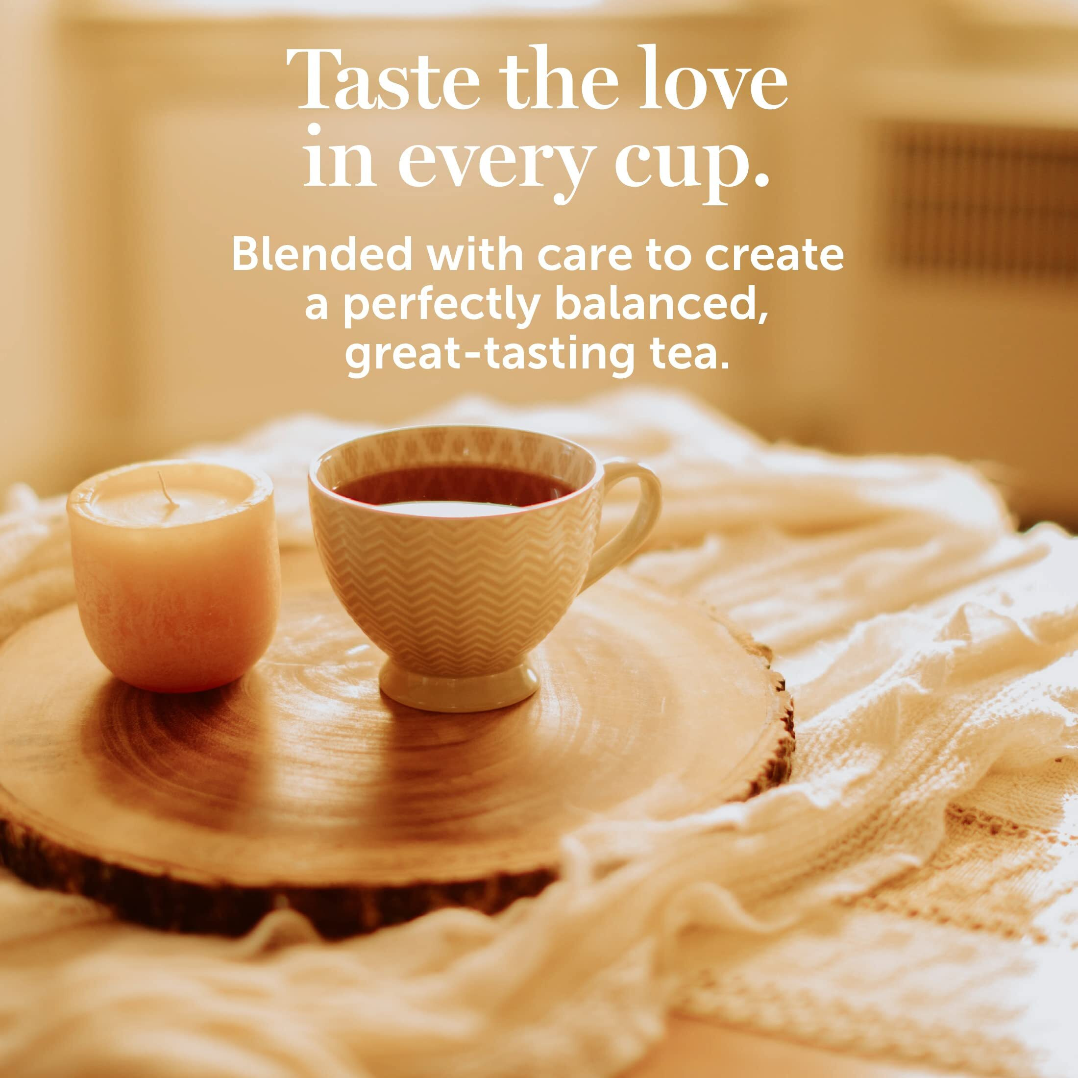 Red Rose Sweet Temptations Dessert Tea Caramel Apple Pie, Zero Carbs, Zero Sugar Bursting With Flavor Caffeine-Free Delicious Beverage Herbal Tea, 18 Count Of Fruit Naturally Flavored Herbal Tea