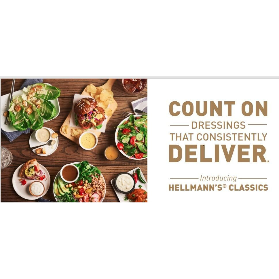 Hellmann's Greek Vinaigrette Salad Dressing Jug Gluten Free, No Artificial Flavors Or Added Msg, 1 Gallon (Pack Of 1)