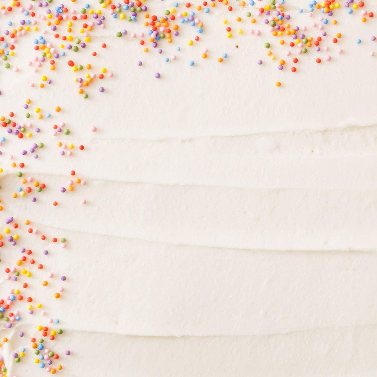 Miss Jones Baking 90% Organic Birthday Buttercream Frosting, Perfect For Icing And Decorating, Vegan-Friendly Confetti Pop (Pack Of 3)