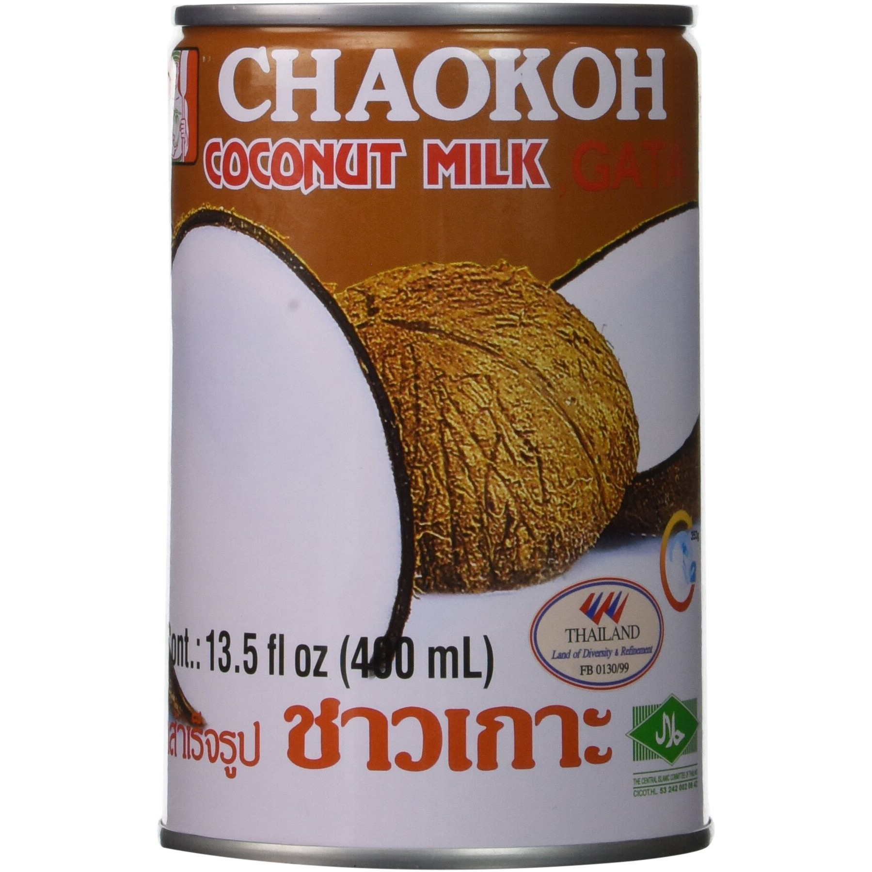 Chaokoh Coconut Milk 13.5 Ounce (Pack Of 3)