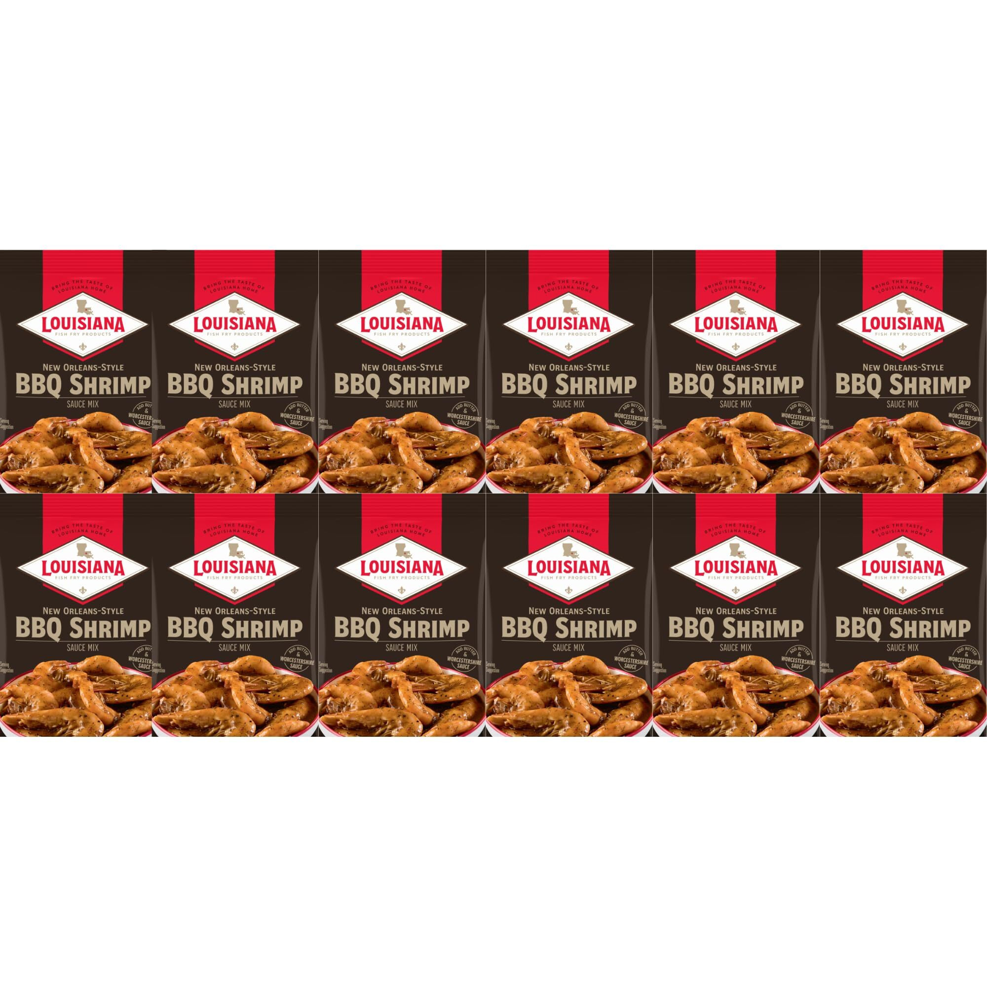 Louisiana Fish Fry Products Bbq Shrimp Sauce Mix, 1.5 Oz, Pack Of 12