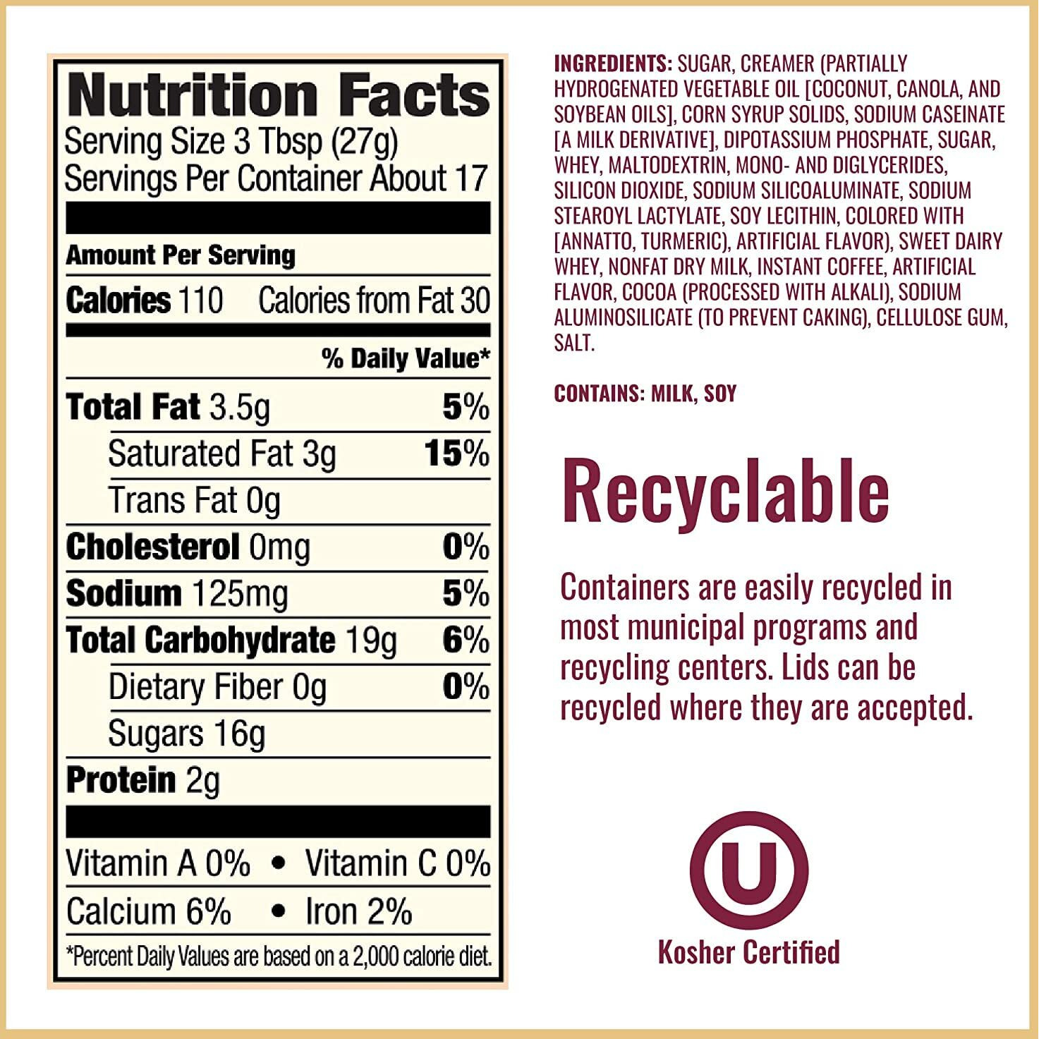 Hills Bros. Flavor Coffee (French Vanilla, 16 Ounce (Pack Of 8)