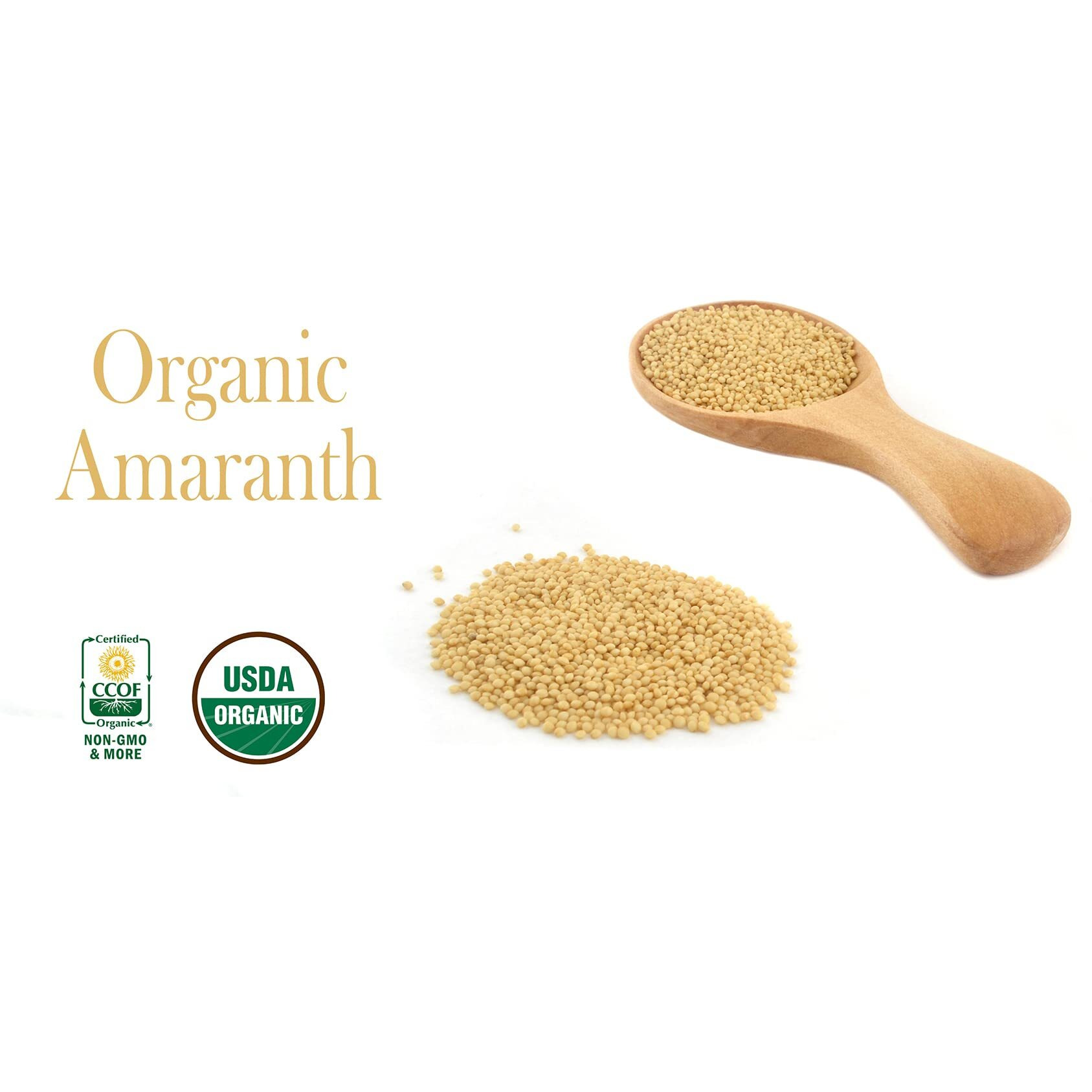 Whole Grain 100% Natural Amaranth Seeds Non-Gmo Raw (7 Lb)